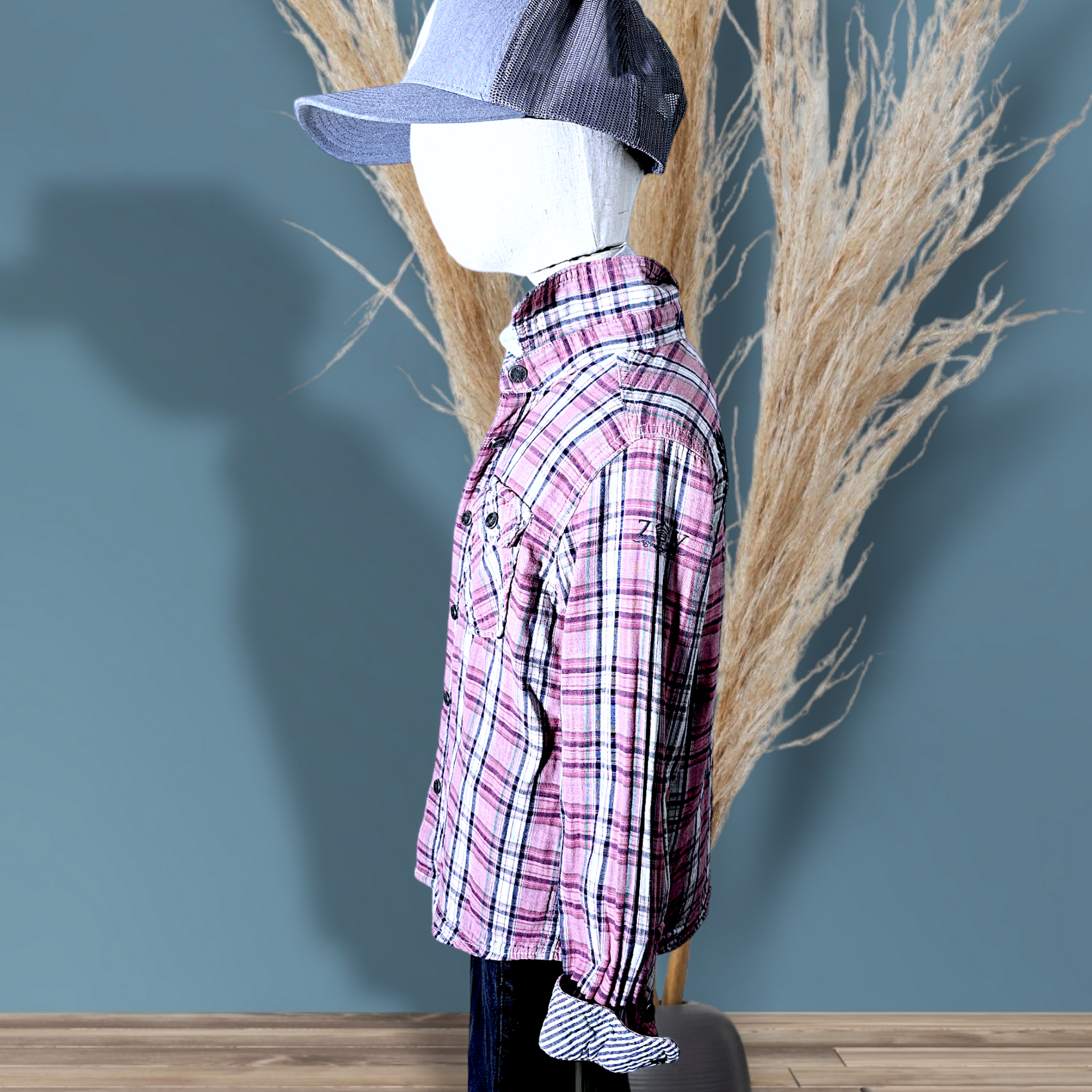Chemise garçon rose à carreaux ZADIG &amp; VOLTAIRE - 𝐌𝐚𝐫𝐢𝐧𝐚𝟒𝟒𝐟𝐚𝐦𝐢𝐥𝐲