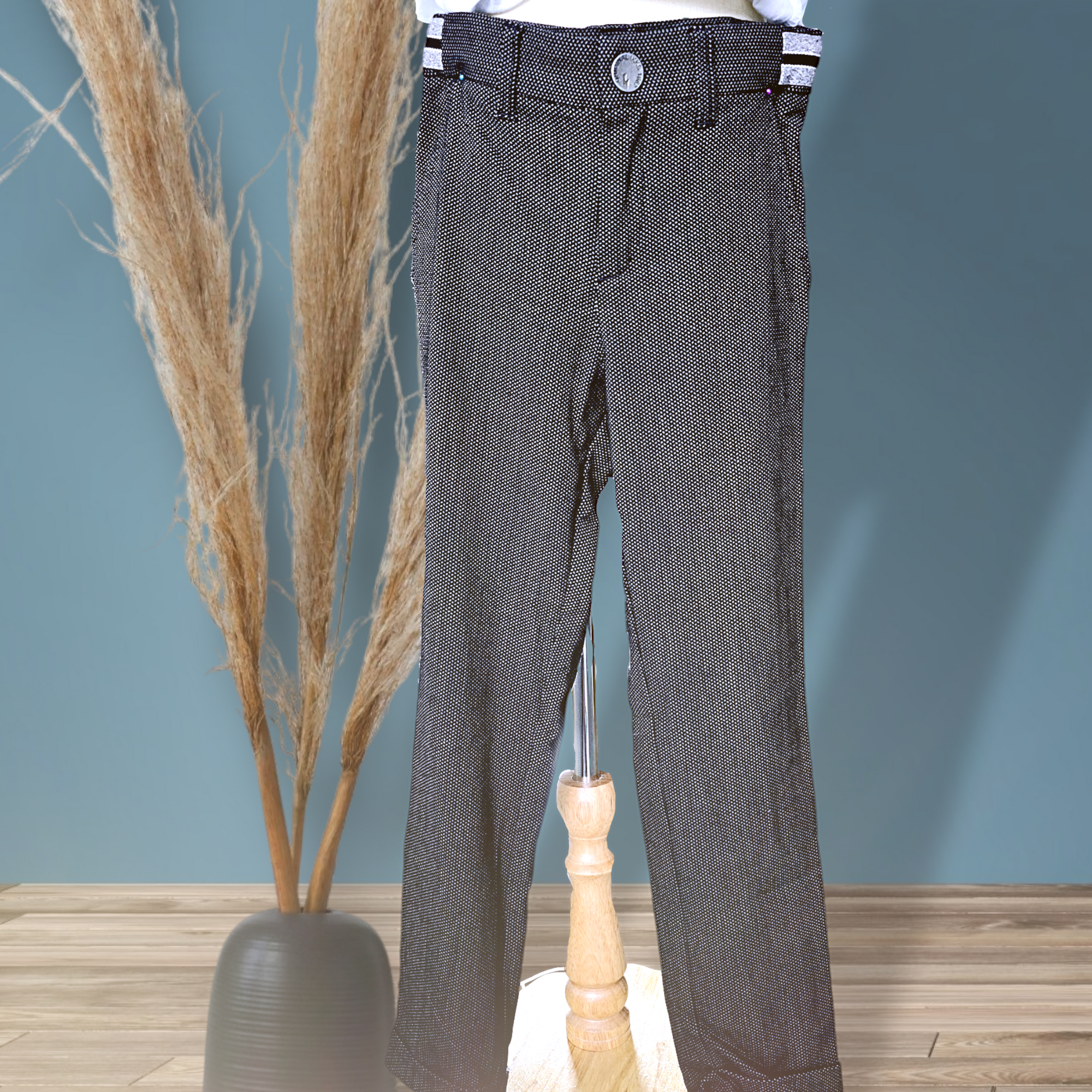 Pantalon garçon chic                                     IKKS - 𝐌𝐚𝐫𝐢𝐧𝐚𝟒𝟒𝐟𝐚𝐦𝐢𝐥𝐲