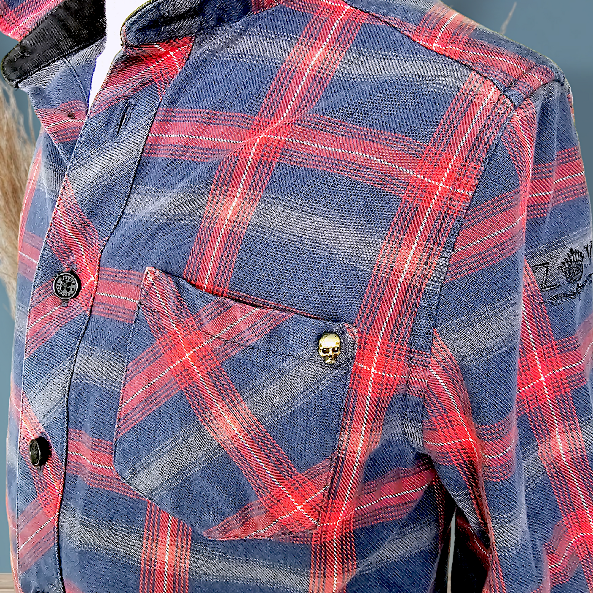 Chemise garçon rider                                     ZADIG &amp; VOLTAIRE - 𝐌𝐚𝐫𝐢𝐧𝐚𝟒𝟒𝐟𝐚𝐦𝐢𝐥𝐲