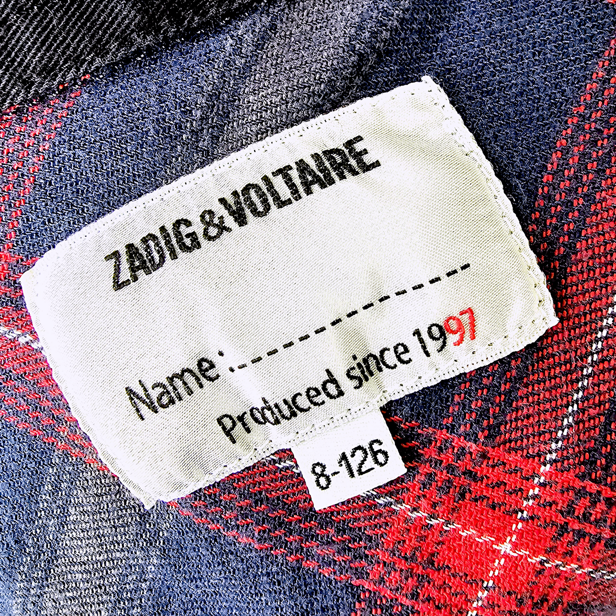 Chemise garçon rider                                     ZADIG &amp; VOLTAIRE - 𝐌𝐚𝐫𝐢𝐧𝐚𝟒𝟒𝐟𝐚𝐦𝐢𝐥𝐲