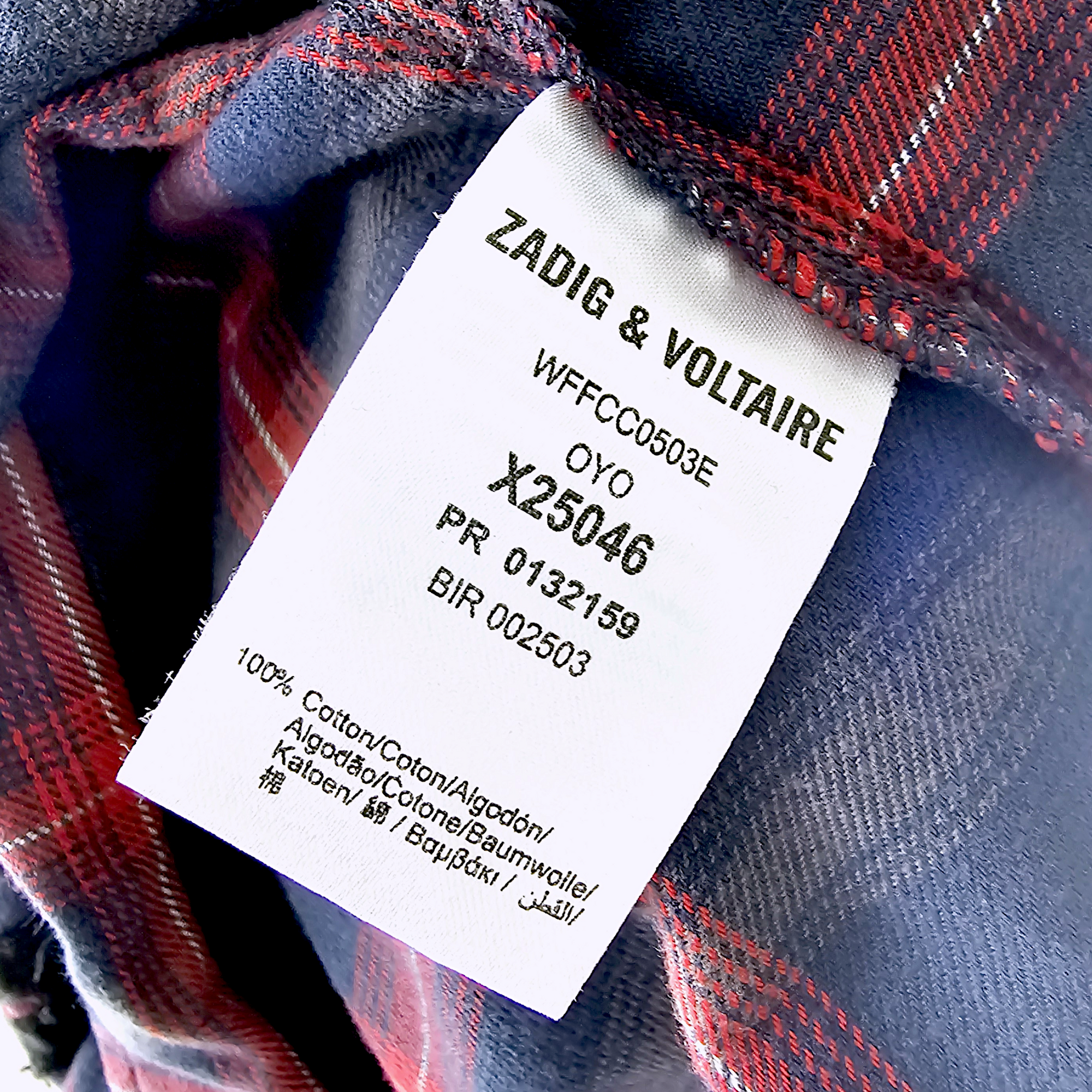 Chemise garçon rider                                     ZADIG &amp; VOLTAIRE - 𝐌𝐚𝐫𝐢𝐧𝐚𝟒𝟒𝐟𝐚𝐦𝐢𝐥𝐲
