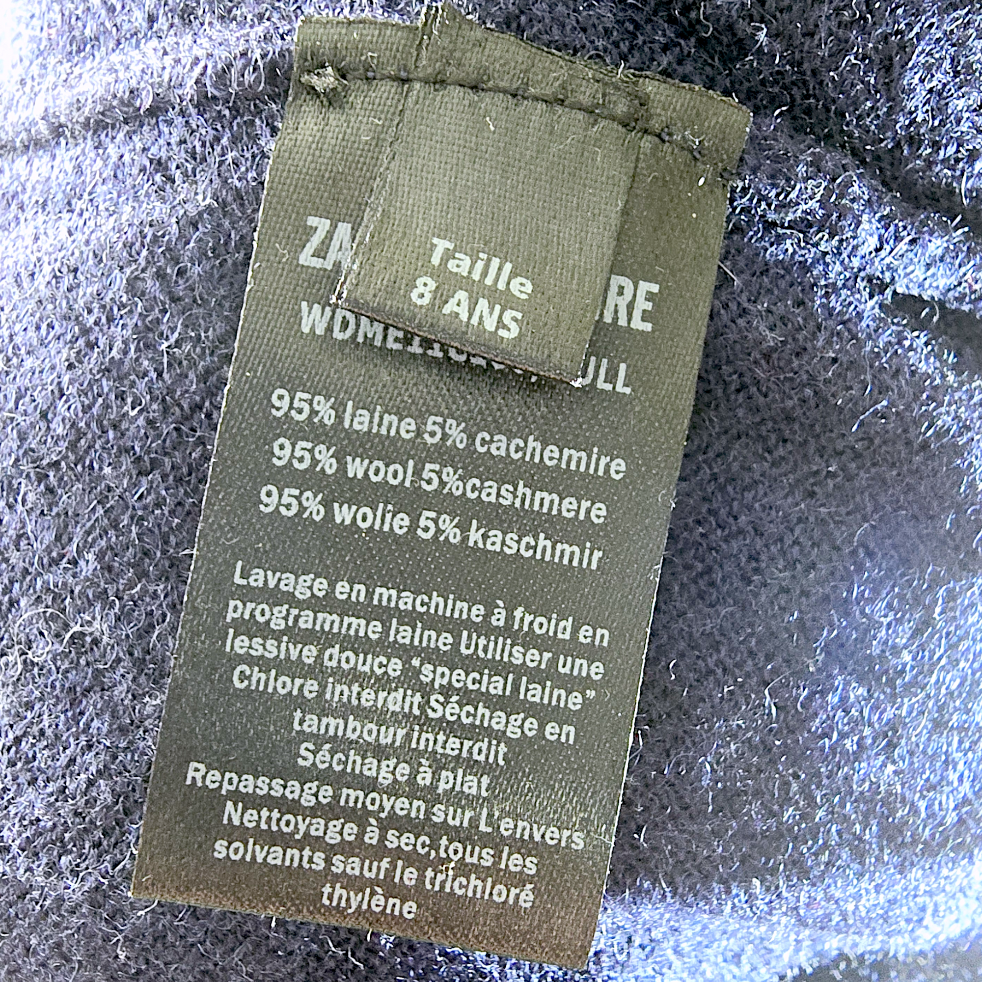 Pull garçon rock                                                   ZADIG &amp; VOLTAIRE - 𝐌𝐚𝐫𝐢𝐧𝐚𝟒𝟒𝐟𝐚𝐦𝐢𝐥𝐲