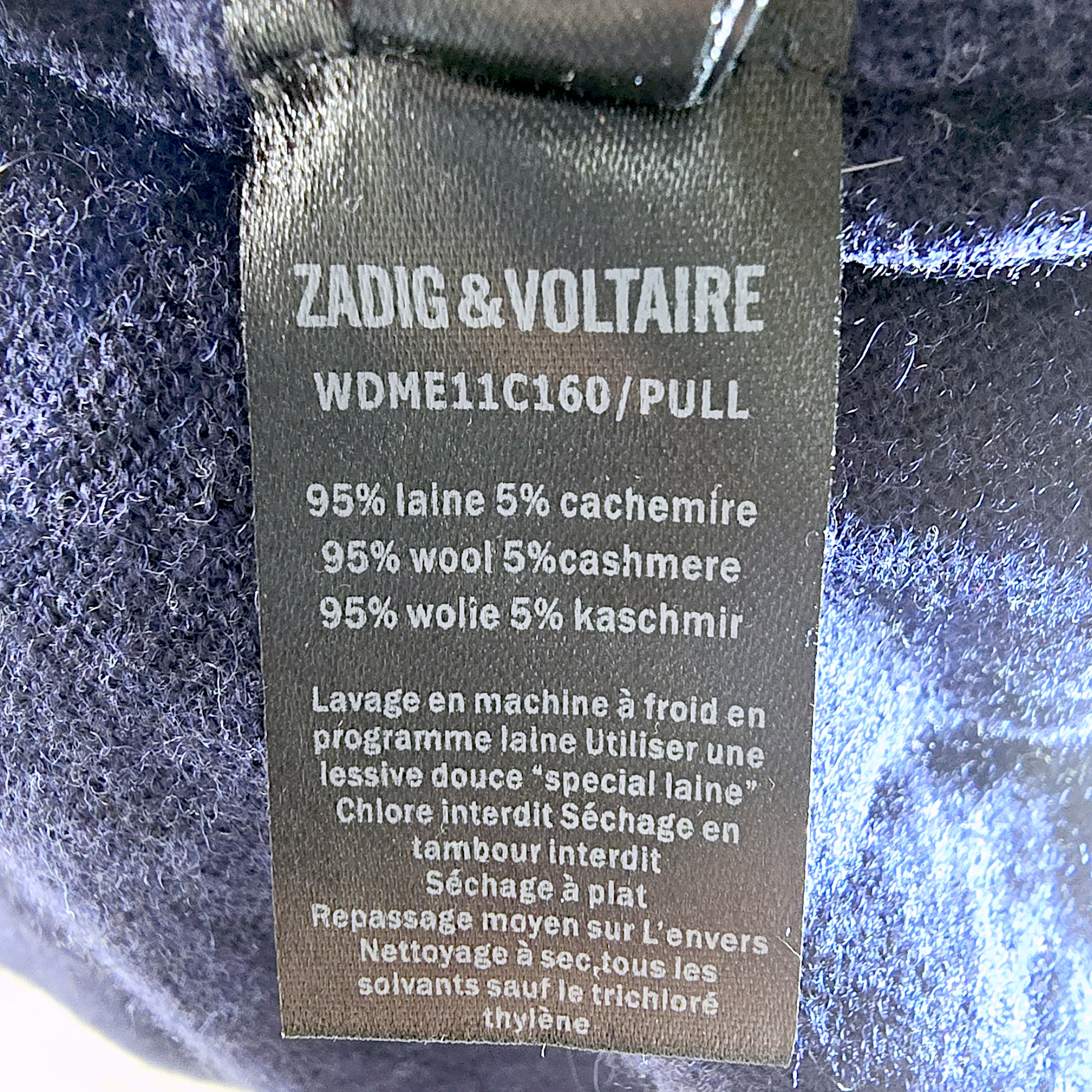 Pull garçon rock                                                   ZADIG &amp; VOLTAIRE - 𝐌𝐚𝐫𝐢𝐧𝐚𝟒𝟒𝐟𝐚𝐦𝐢𝐥𝐲