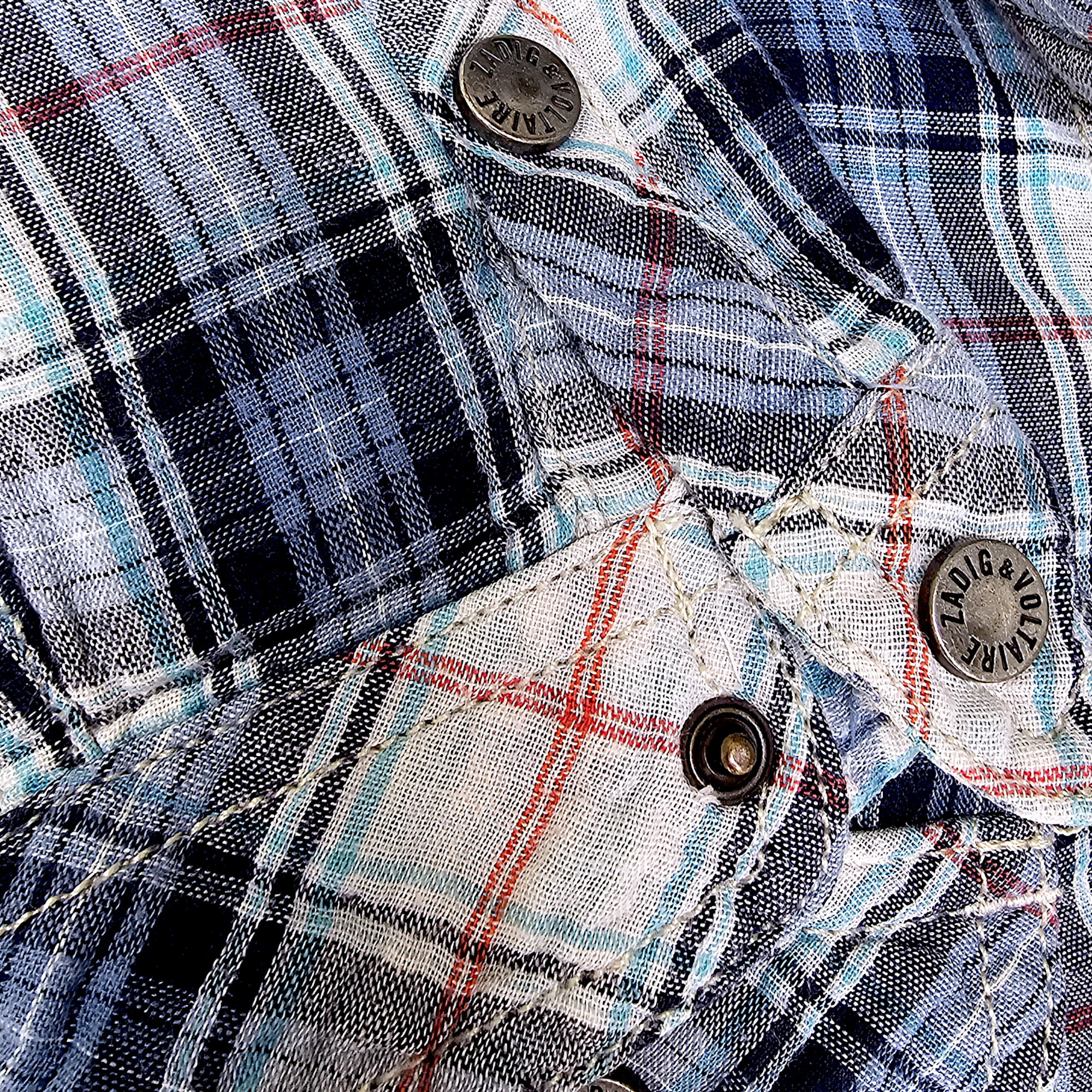 Chemise garçon skull                                     ZADIG &amp; VOLTAIRE - 𝐌𝐚𝐫𝐢𝐧𝐚𝟒𝟒𝐟𝐚𝐦𝐢𝐥𝐲