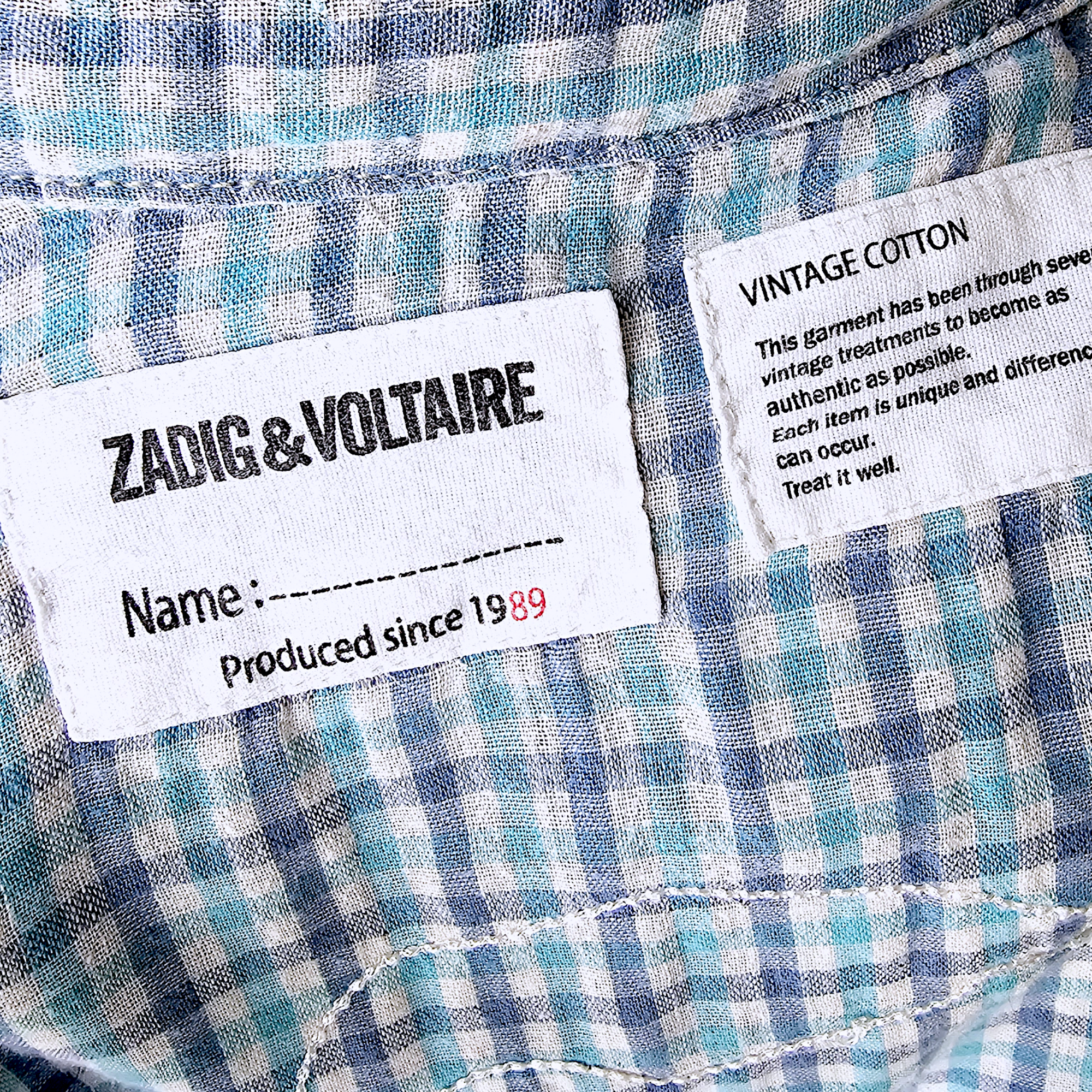 Chemise garçon skull                                     ZADIG &amp; VOLTAIRE - 𝐌𝐚𝐫𝐢𝐧𝐚𝟒𝟒𝐟𝐚𝐦𝐢𝐥𝐲