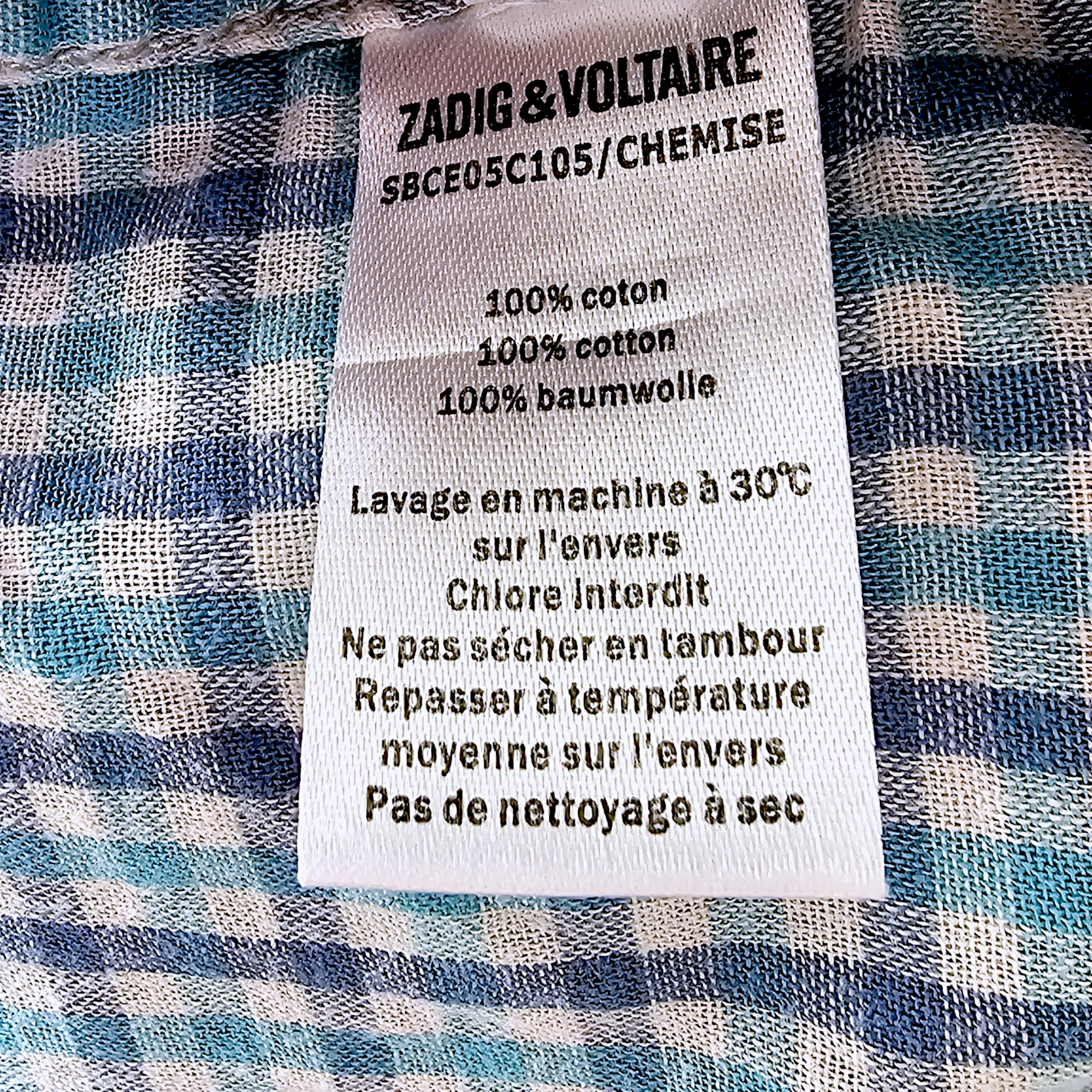 Chemise garçon skull                                     ZADIG &amp; VOLTAIRE - 𝐌𝐚𝐫𝐢𝐧𝐚𝟒𝟒𝐟𝐚𝐦𝐢𝐥𝐲