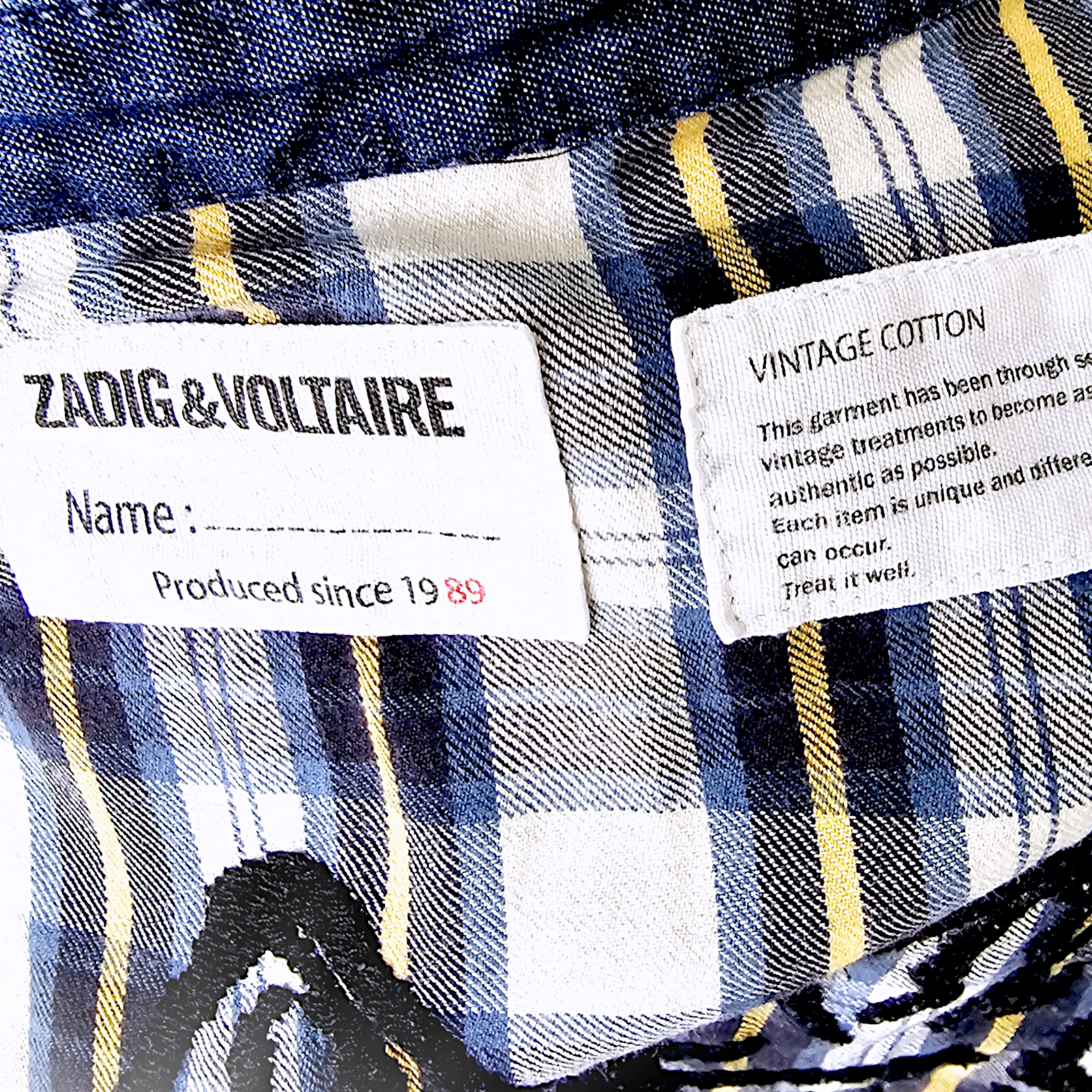 Chemise garçon renard                               ZADIG &amp; VOLTAIRE - 𝐌𝐚𝐫𝐢𝐧𝐚𝟒𝟒𝐟𝐚𝐦𝐢𝐥𝐲