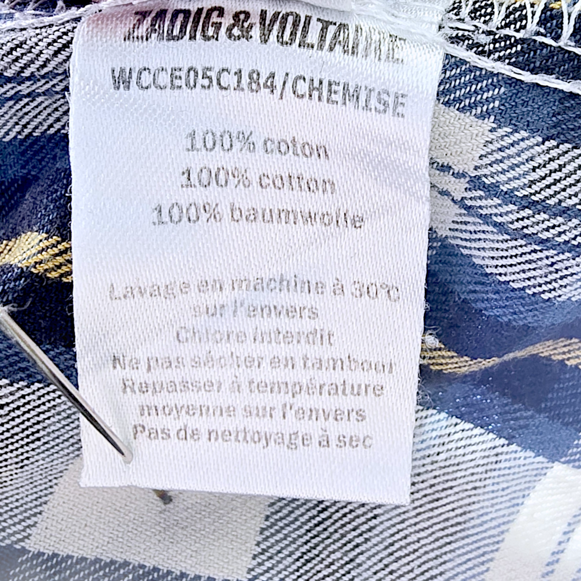 Chemise garçon renard                               ZADIG &amp; VOLTAIRE - 𝐌𝐚𝐫𝐢𝐧𝐚𝟒𝟒𝐟𝐚𝐦𝐢𝐥𝐲