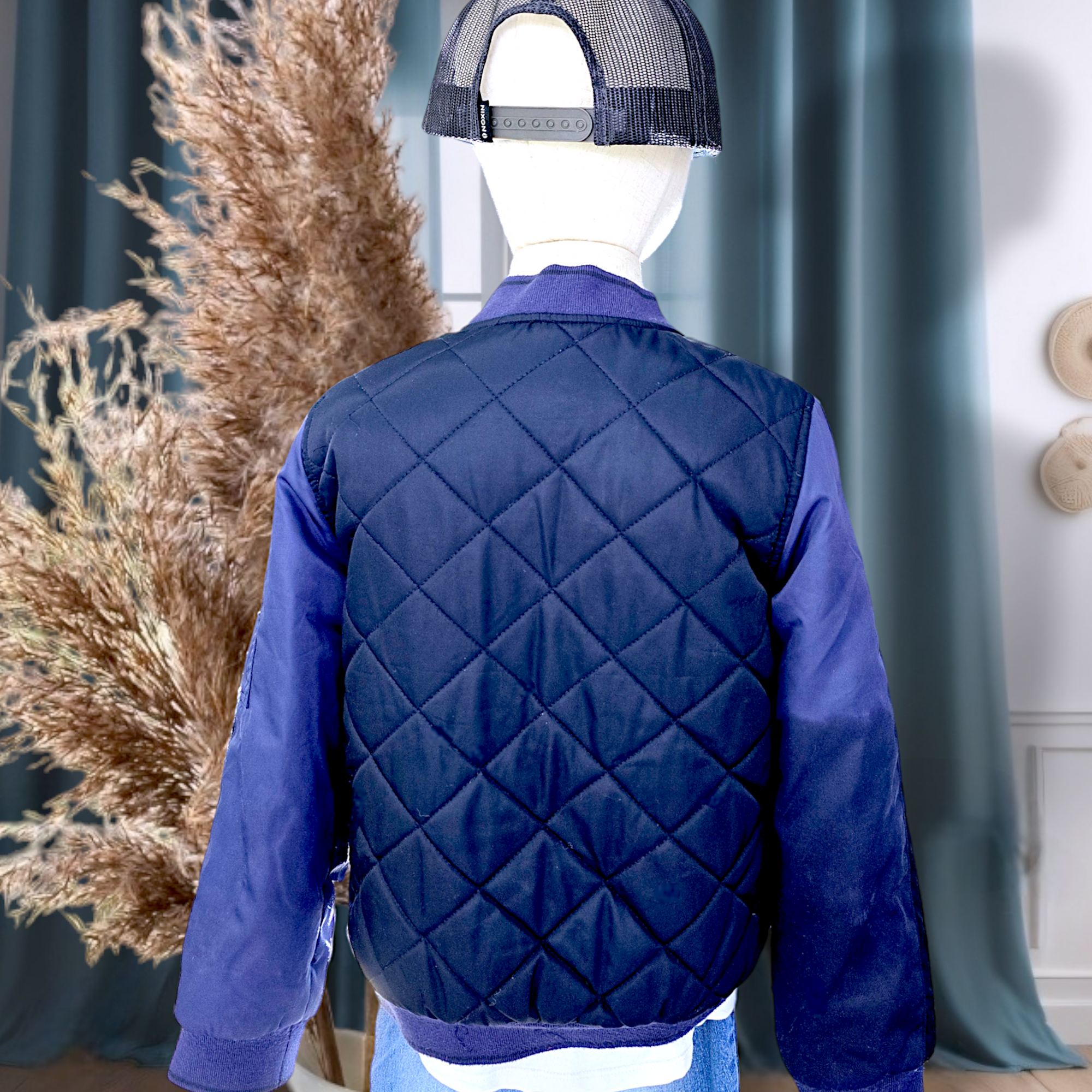 Bombers garçon bleu marine                 IKKS - 𝐌𝐚𝐫𝐢𝐧𝐚𝟒𝟒𝐟𝐚𝐦𝐢𝐥𝐲