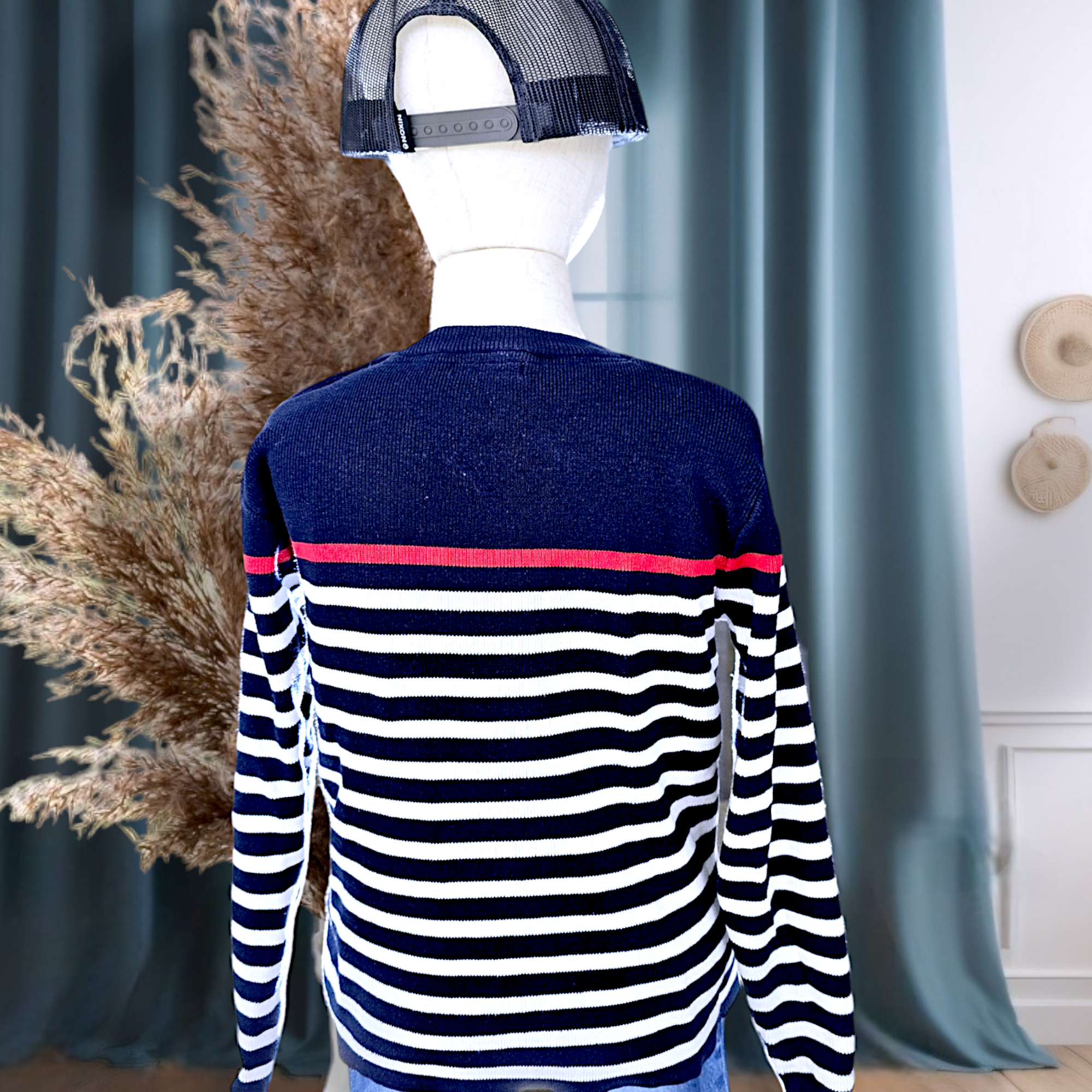Pull garçon marin                                        VERBAUDET - 𝐌𝐚𝐫𝐢𝐧𝐚𝟒𝟒𝐟𝐚𝐦𝐢𝐥𝐲