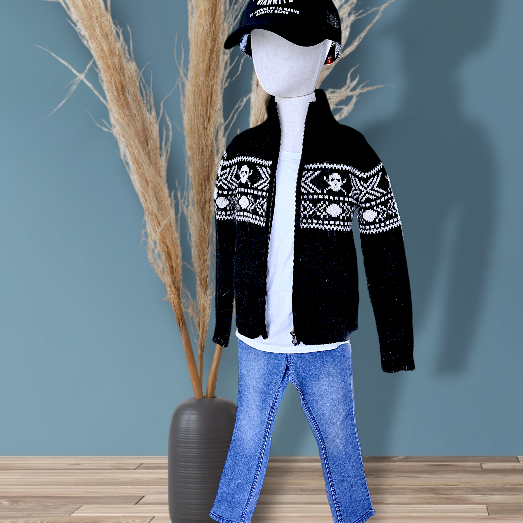 Gilet garçon skull                                             ZADIG & VOLTAIRE - 𝐌𝐚𝐫𝐢𝐧𝐚𝟒𝟒𝐟𝐚𝐦𝐢𝐥𝐲