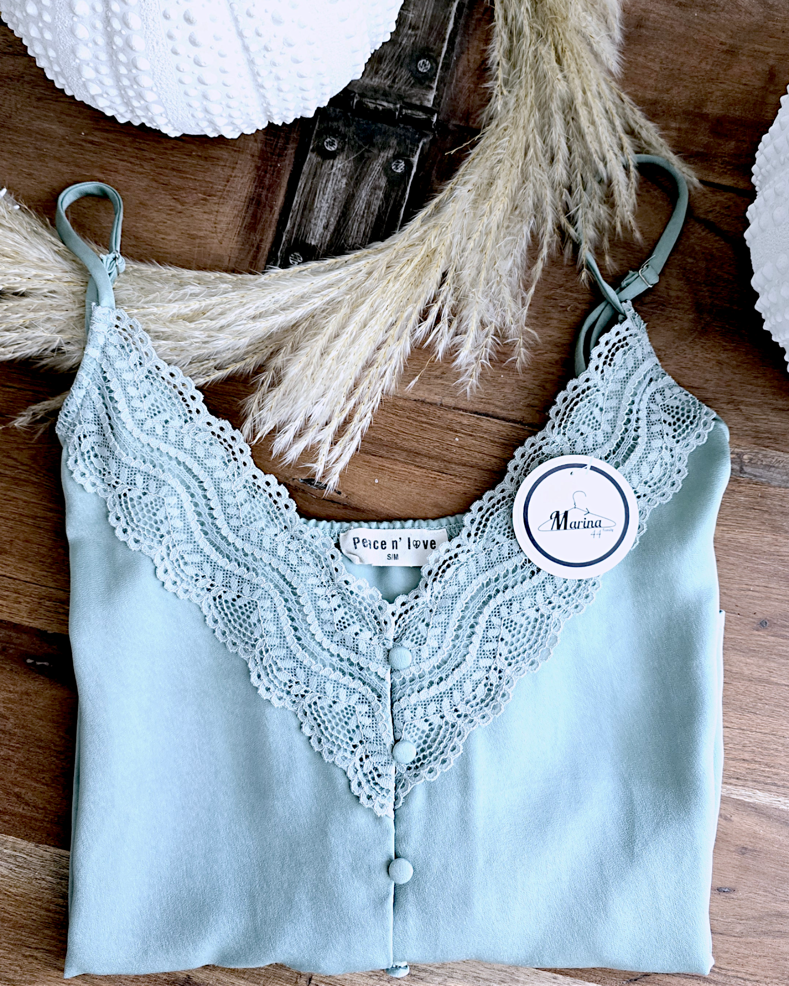 Caraco vert d&#39;eau - 𝐌𝐚𝐫𝐢𝐧𝐚𝟒𝟒𝐟𝐚𝐦𝐢𝐥𝐲