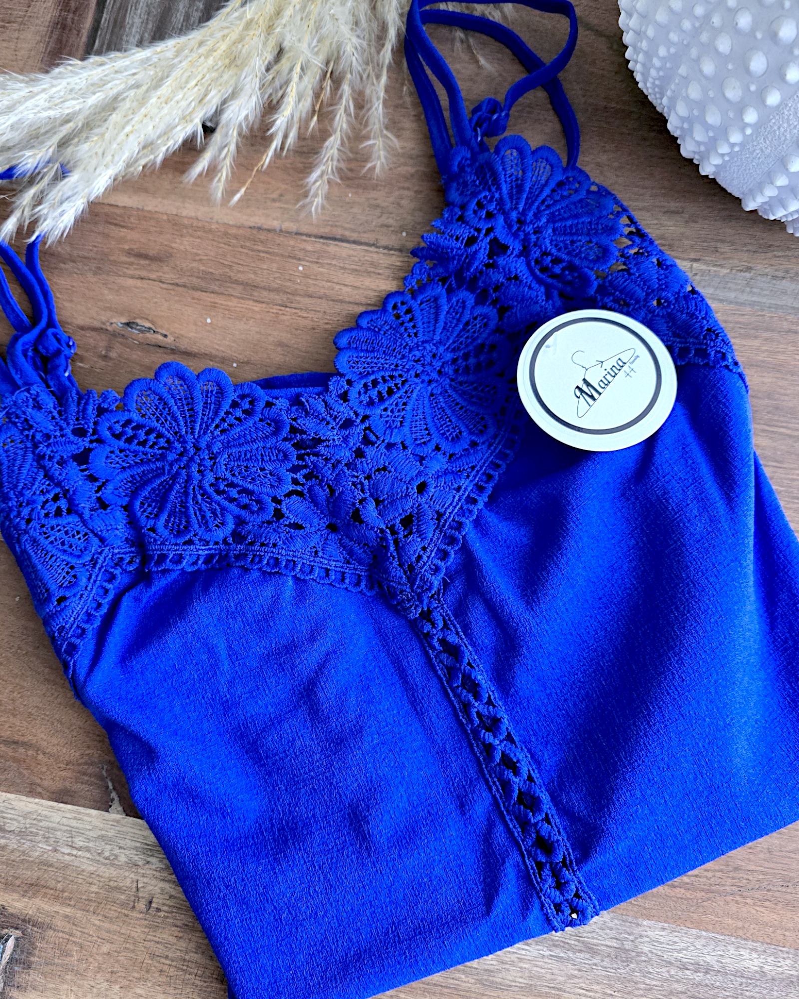Caraco bleu roi col V - 𝐌𝐚𝐫𝐢𝐧𝐚𝟒𝟒𝐟𝐚𝐦𝐢𝐥𝐲