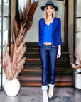Veste bleue roi léopard                       3.1 PHILLIP LIME - 𝐌𝐚𝐫𝐢𝐧𝐚𝟒𝟒𝐟𝐚𝐦𝐢𝐥𝐲