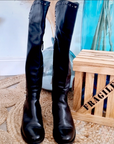 Cavalières cuir noires                          PIRANHA - 𝐌𝐚𝐫𝐢𝐧𝐚𝟒𝟒𝐟𝐚𝐦𝐢𝐥𝐲
