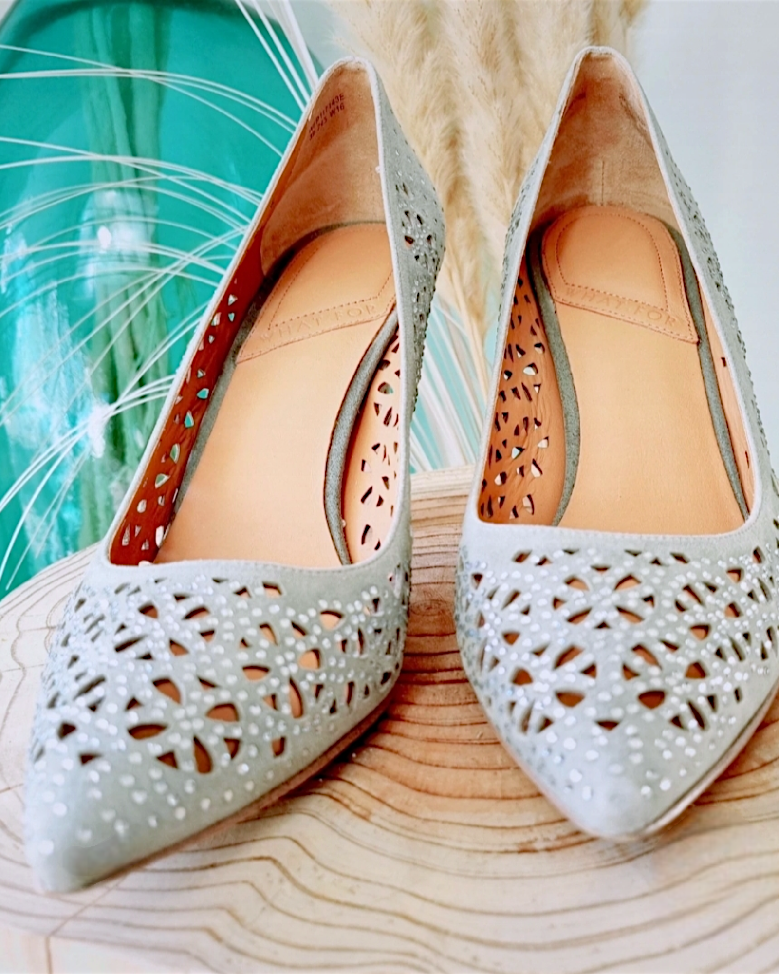 Escarpins vert d&#39;eau                            WHAT FOR - 𝐌𝐚𝐫𝐢𝐧𝐚𝟒𝟒𝐟𝐚𝐦𝐢𝐥𝐲