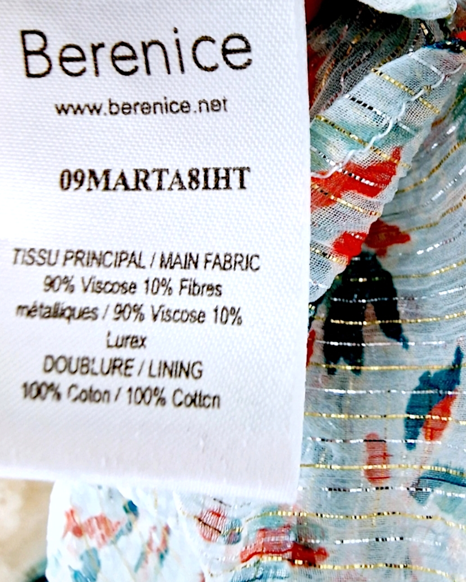 Blouse Marta vert d&#39;eau                       BERENICE - 𝐌𝐚𝐫𝐢𝐧𝐚𝟒𝟒𝐟𝐚𝐦𝐢𝐥𝐲