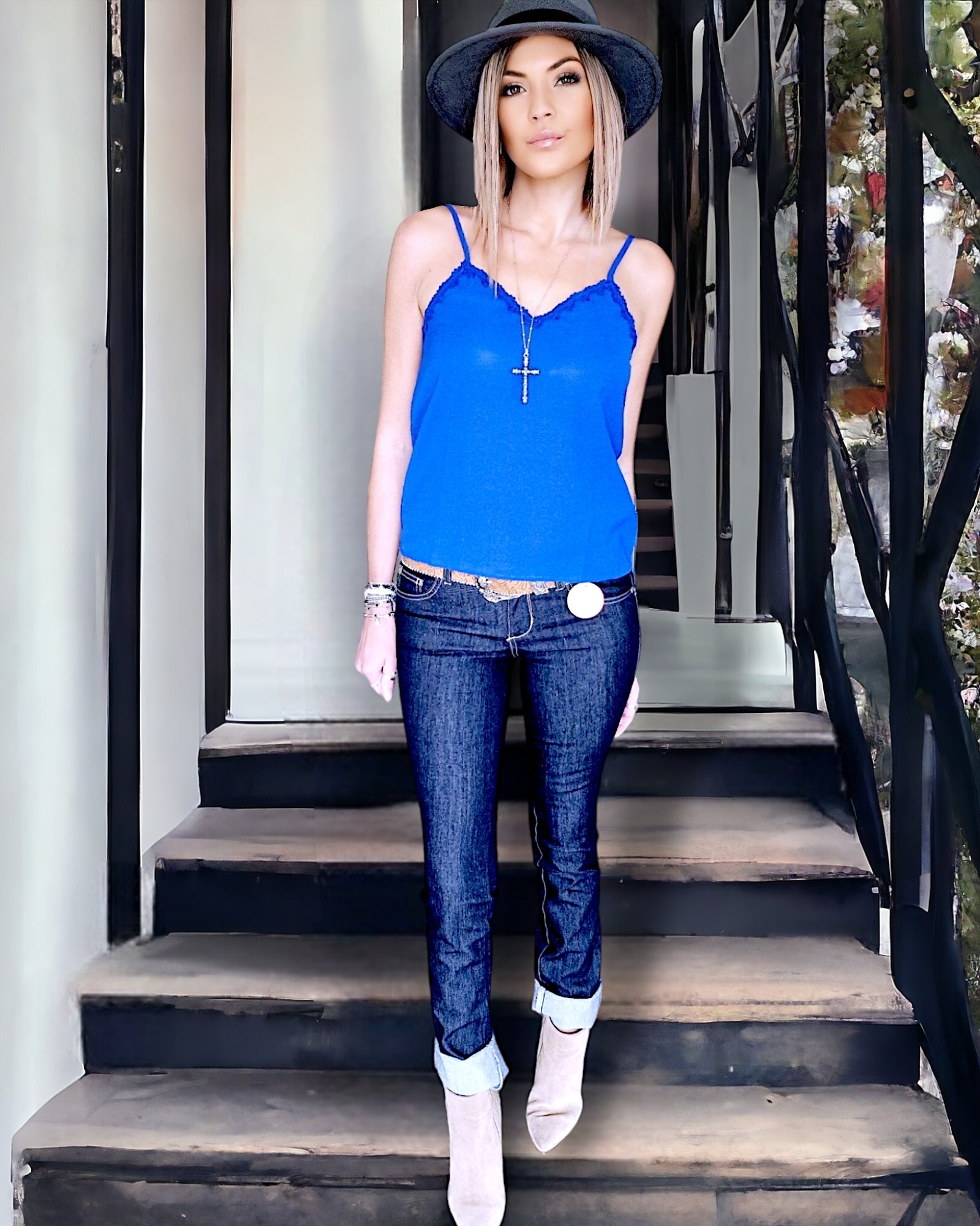 Caraco bleu roi - 𝐌𝐚𝐫𝐢𝐧𝐚𝟒𝟒𝐟𝐚𝐦𝐢𝐥𝐲