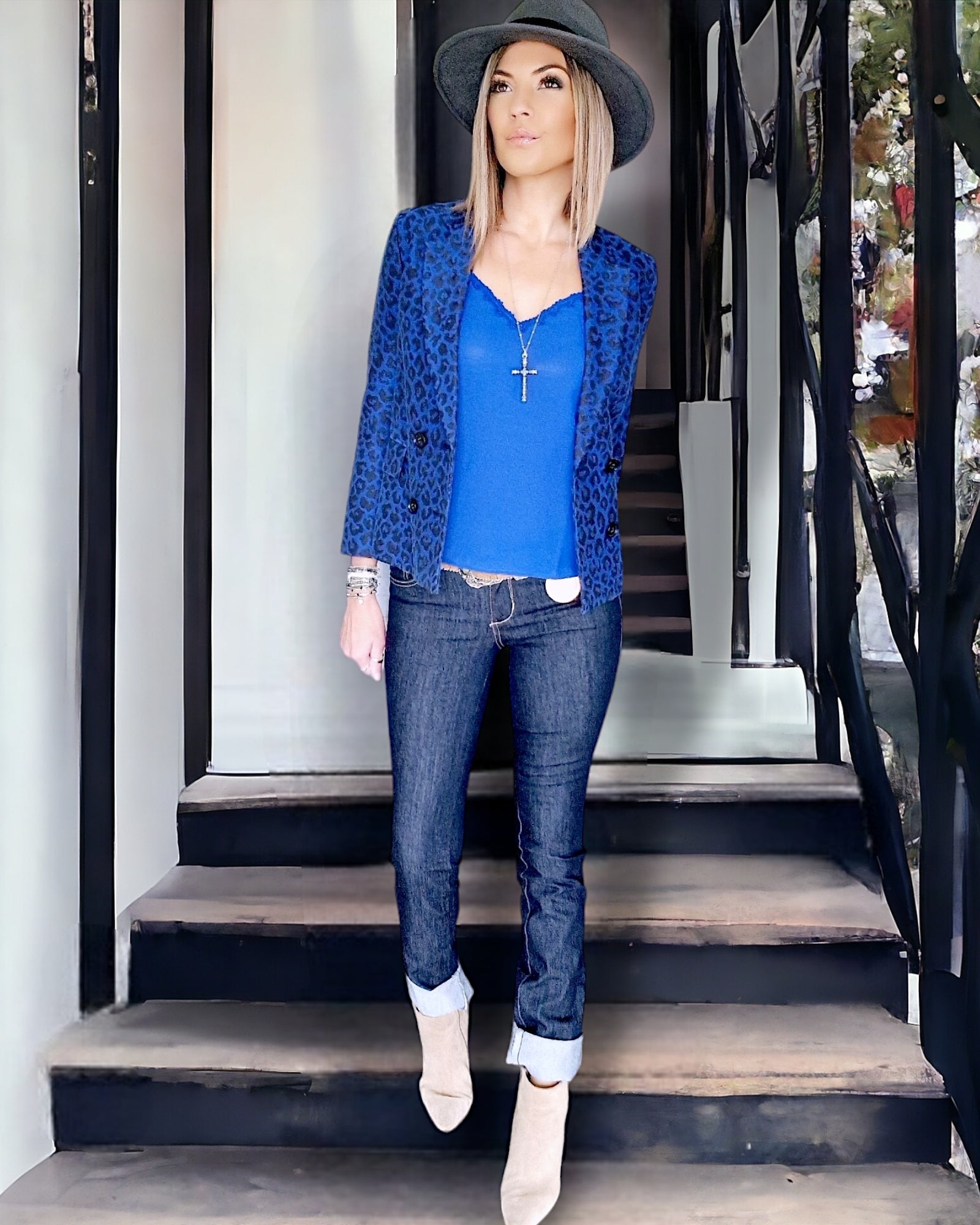 Caraco bleu roi - 𝐌𝐚𝐫𝐢𝐧𝐚𝟒𝟒𝐟𝐚𝐦𝐢𝐥𝐲