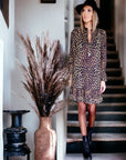 Robe grrr léopard T.36                                                      MAISON SCOTCH - 𝐌𝐚𝐫𝐢𝐧𝐚𝟒𝟒𝐟𝐚𝐦𝐢𝐥𝐲