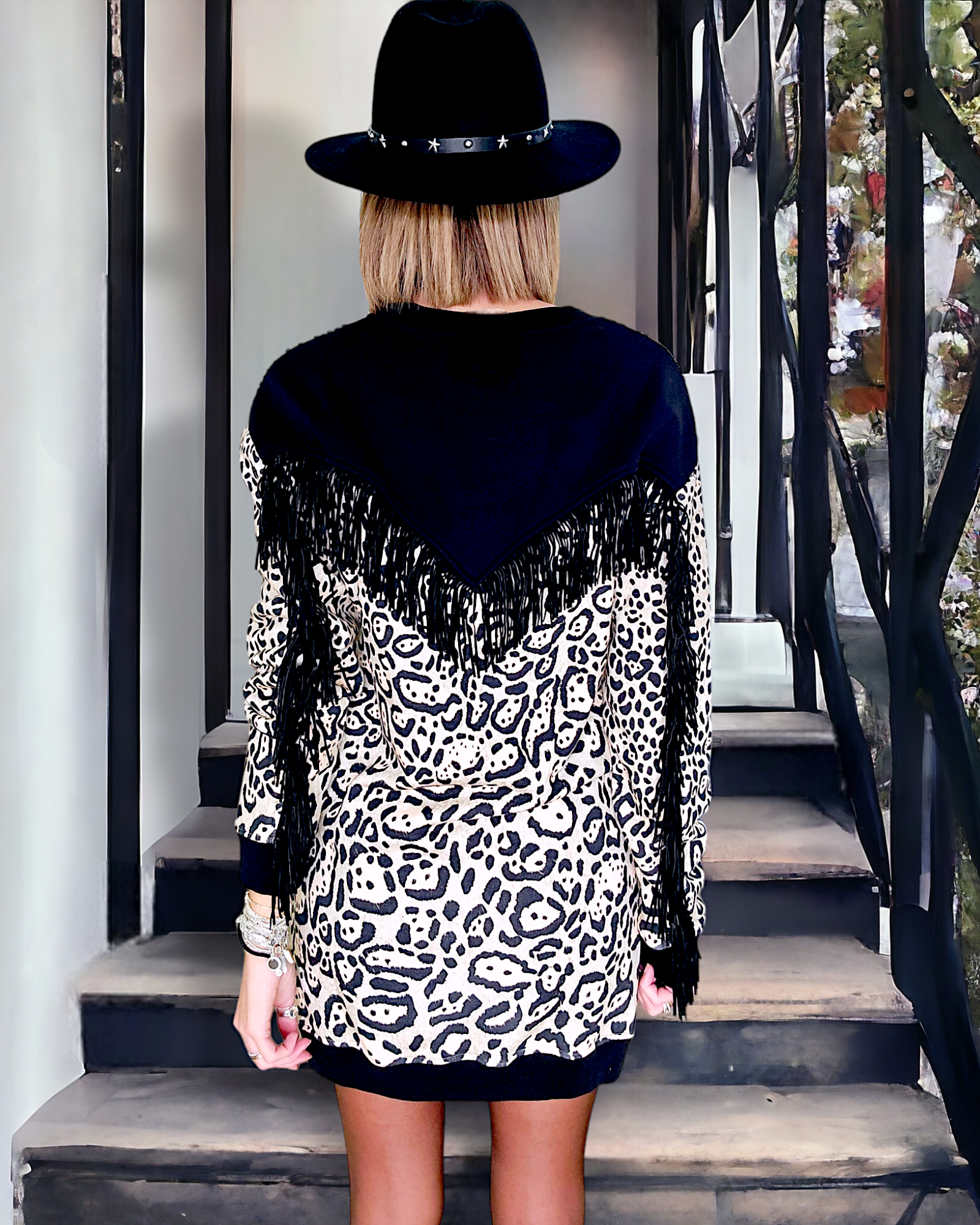 Robe sweat grrr léopard                                              JUST CAVALLI - 𝐌𝐚𝐫𝐢𝐧𝐚𝟒𝟒𝐟𝐚𝐦𝐢𝐥𝐲