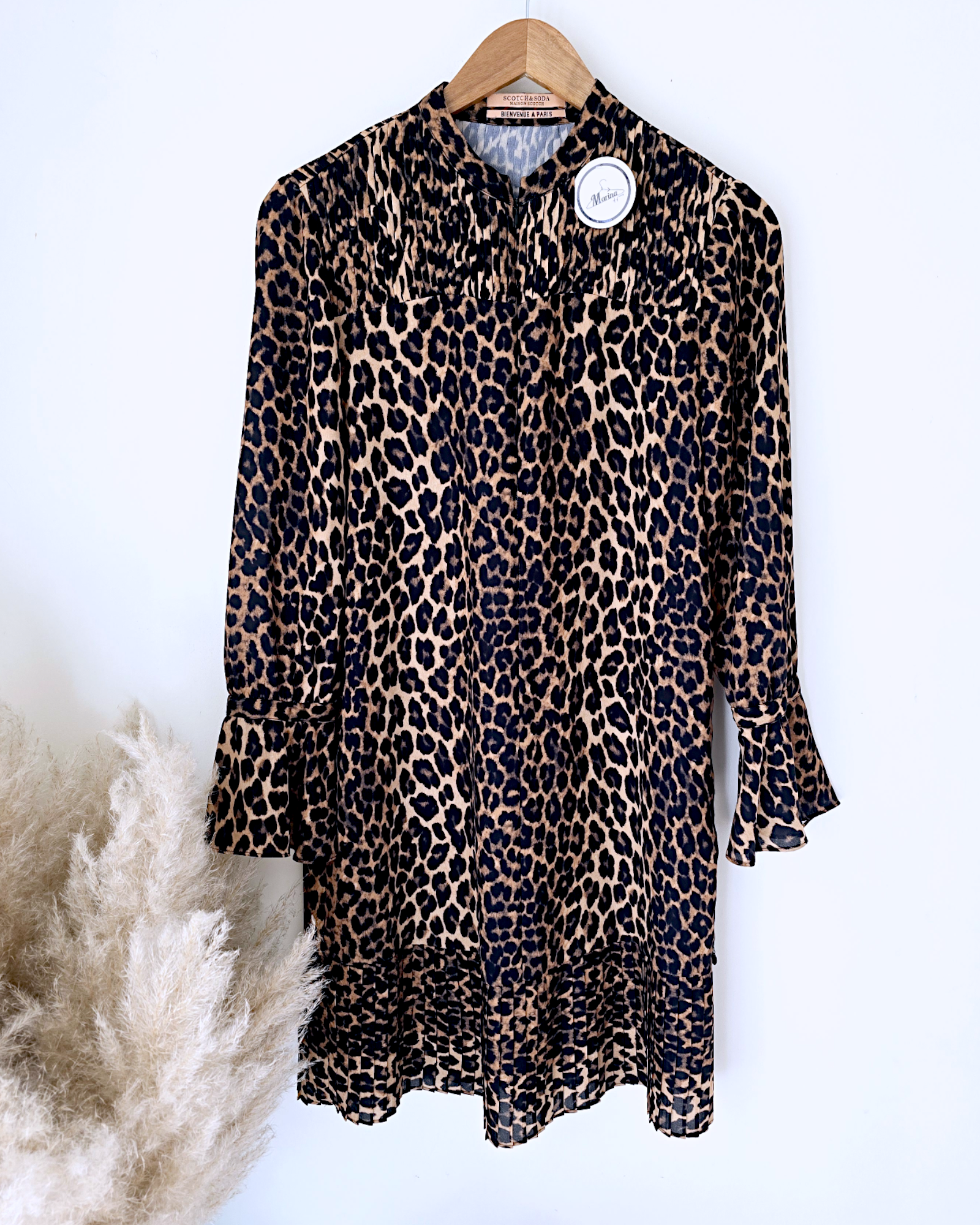 Robe grrr léopard T.36                                                      MAISON SCOTCH - 𝐌𝐚𝐫𝐢𝐧𝐚𝟒𝟒𝐟𝐚𝐦𝐢𝐥𝐲