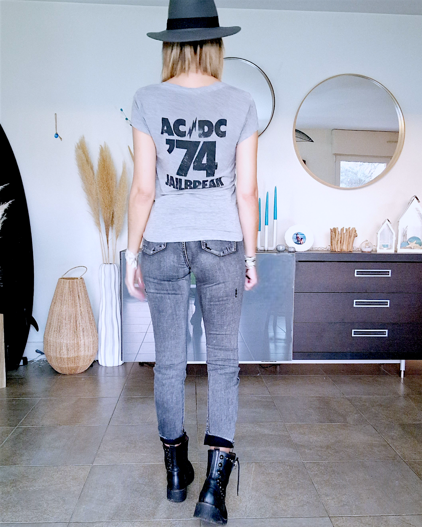 Tee-shirt AC↯DC                                   IKKS - 𝐌𝐚𝐫𝐢𝐧𝐚𝟒𝟒𝐟𝐚𝐦𝐢𝐥𝐲