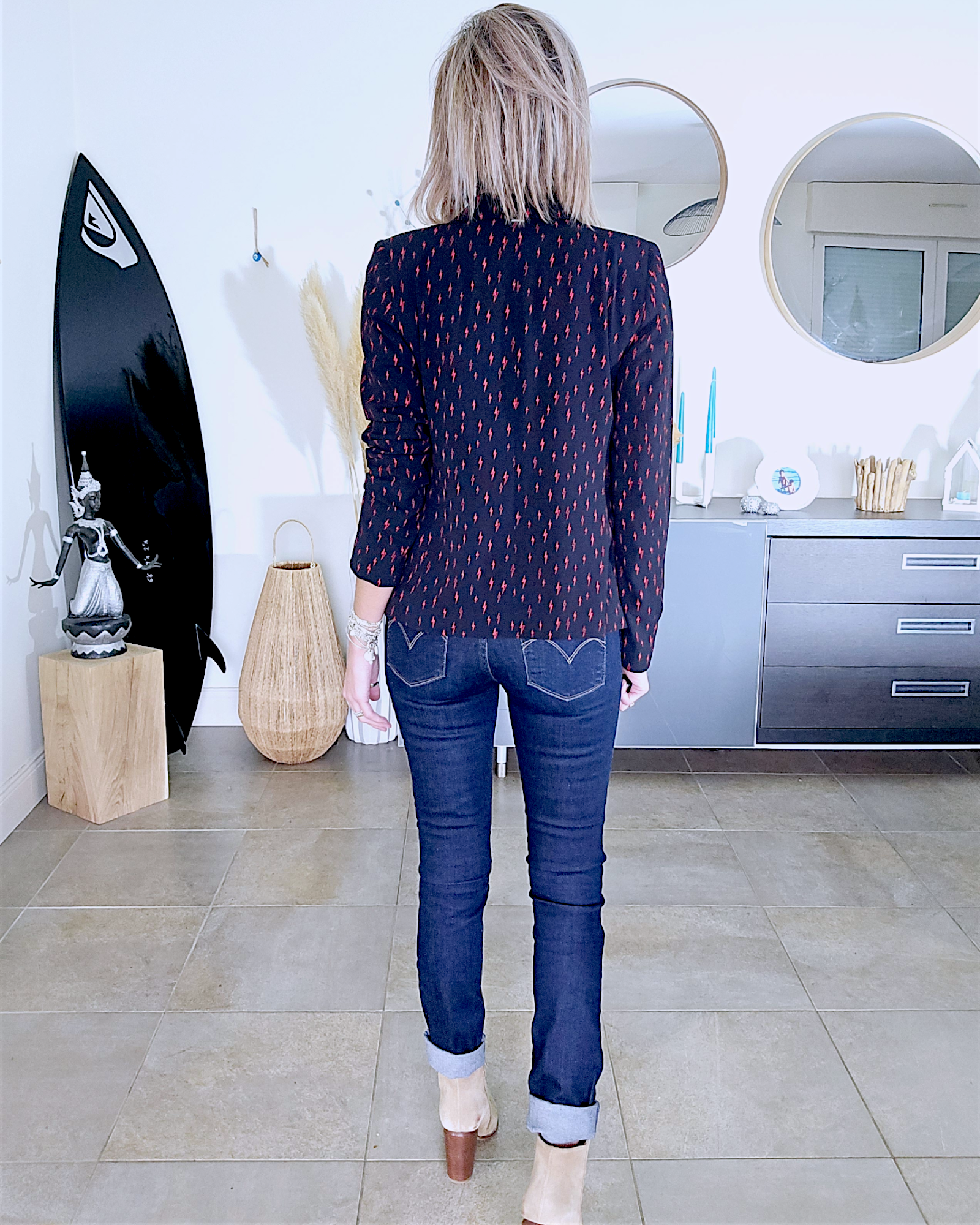 Veste éclairs                                       IKKS - 𝐌𝐚𝐫𝐢𝐧𝐚𝟒𝟒𝐟𝐚𝐦𝐢𝐥𝐲