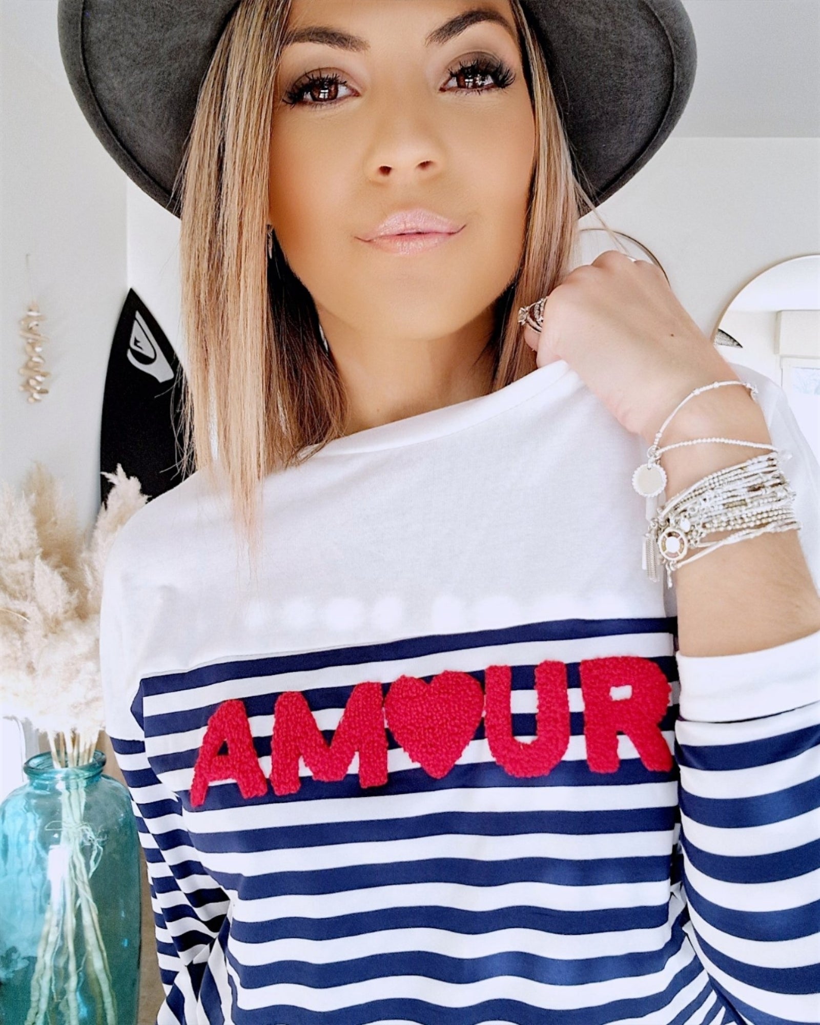 Tee-shirt AMOUR - 𝐌𝐚𝐫𝐢𝐧𝐚𝟒𝟒𝐟𝐚𝐦𝐢𝐥𝐲
