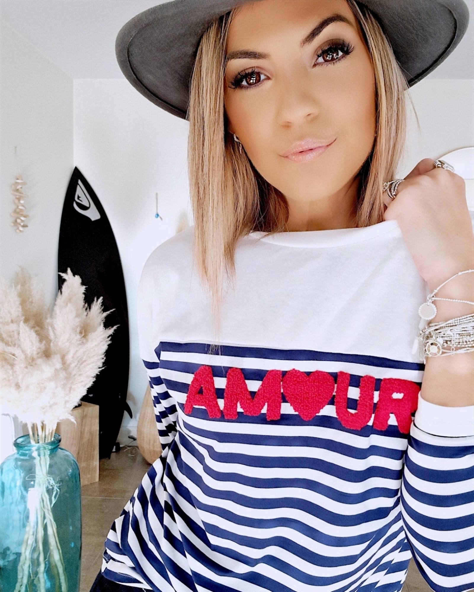 Tee-shirt AMOUR - 𝐌𝐚𝐫𝐢𝐧𝐚𝟒𝟒𝐟𝐚𝐦𝐢𝐥𝐲