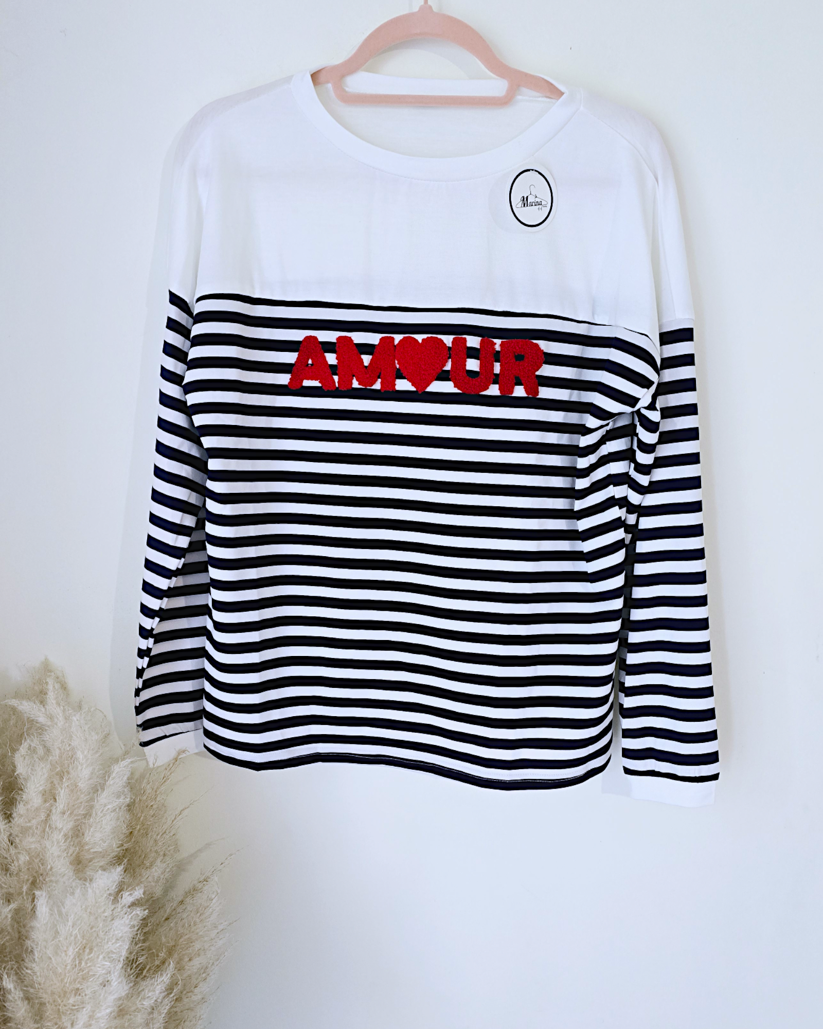 Tee-shirt AMOUR - 𝐌𝐚𝐫𝐢𝐧𝐚𝟒𝟒𝐟𝐚𝐦𝐢𝐥𝐲