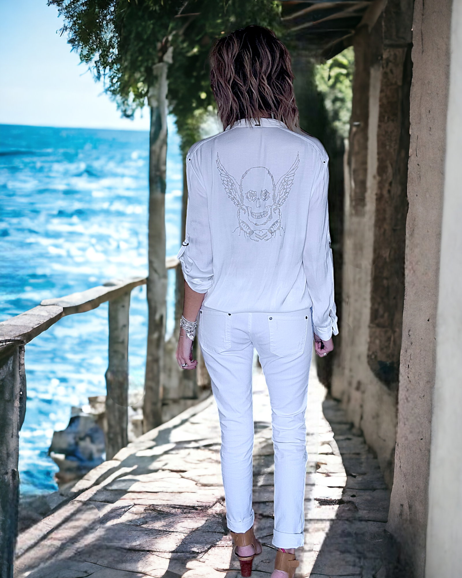 Jean slim blanc - 𝐌𝐚𝐫𝐢𝐧𝐚𝟒𝟒𝐟𝐚𝐦𝐢𝐥𝐲