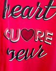 T-shirt cœur rouge - 𝐌𝐚𝐫𝐢𝐧𝐚𝟒𝟒𝐟𝐚𝐦𝐢𝐥𝐲