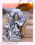 Ruban élastique bandana blanc - 𝐌𝐚𝐫𝐢𝐧𝐚𝟒𝟒𝐟𝐚𝐦𝐢𝐥𝐲