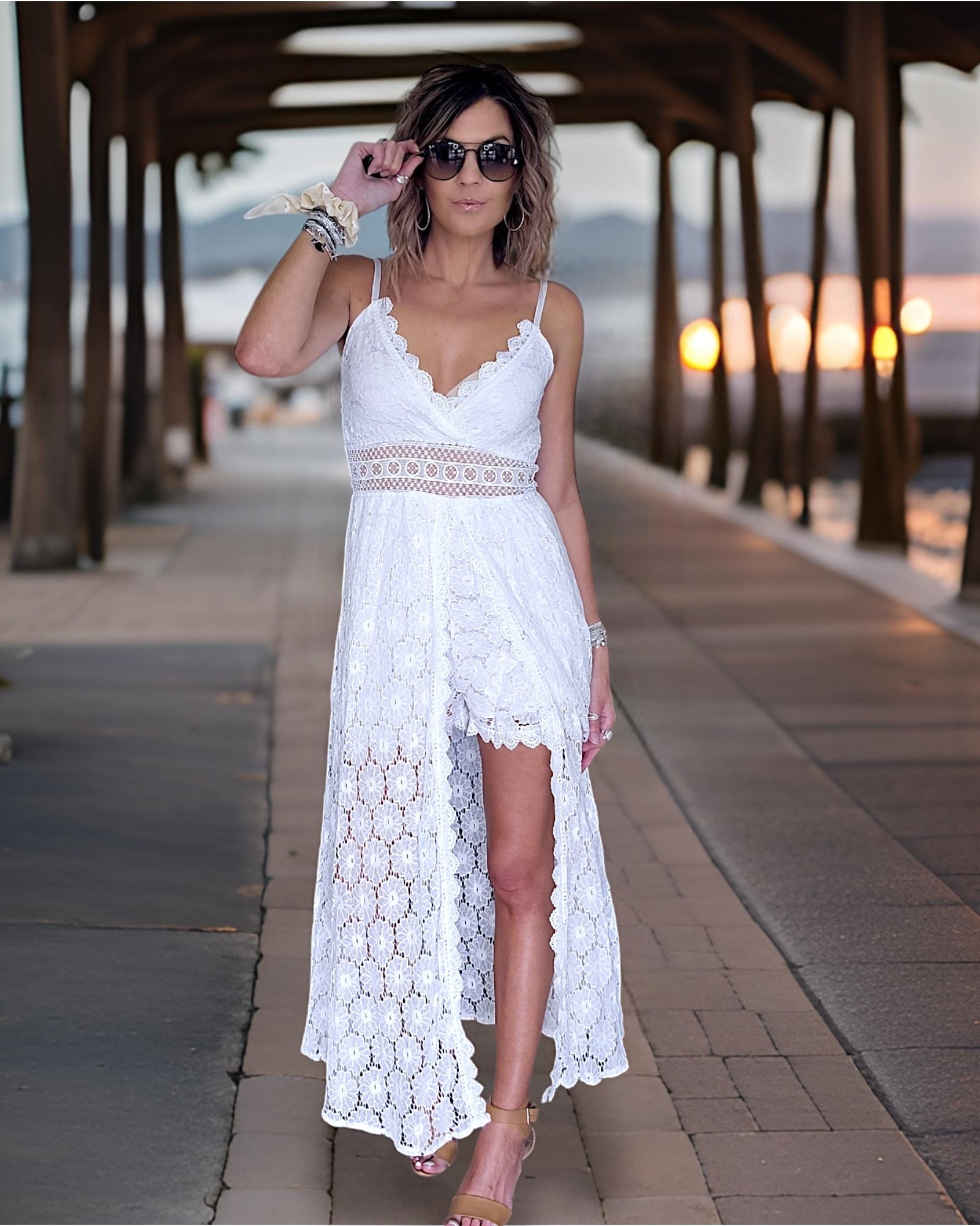 Robe bohème-chic blanc - 𝐌𝐚𝐫𝐢𝐧𝐚𝟒𝟒𝐟𝐚𝐦𝐢𝐥𝐲