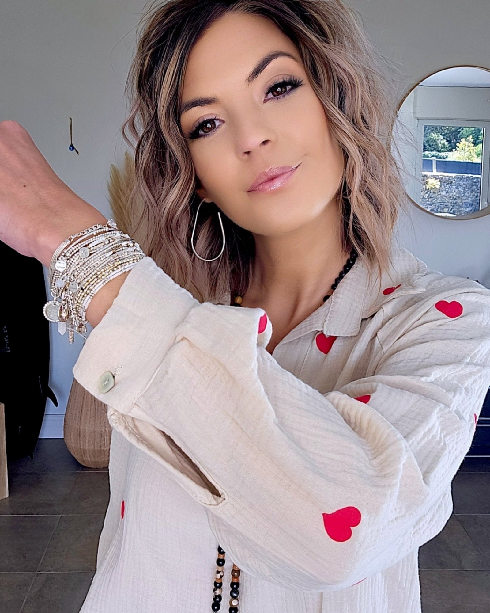 Ensemble gaze de coton coeur - 𝐌𝐚𝐫𝐢𝐧𝐚𝟒𝟒𝐟𝐚𝐦𝐢𝐥𝐲