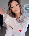 Ensemble gaze de coton coeur - 𝐌𝐚𝐫𝐢𝐧𝐚𝟒𝟒𝐟𝐚𝐦𝐢𝐥𝐲