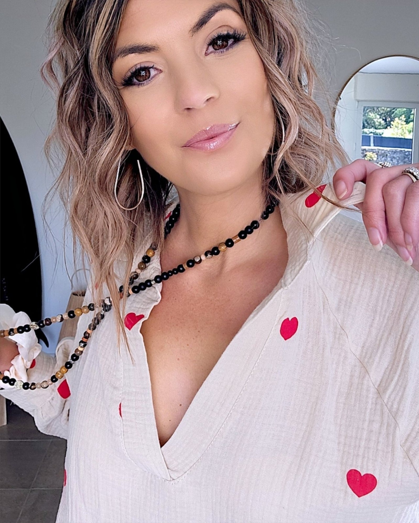 Ensemble gaze de coton coeur - 𝐌𝐚𝐫𝐢𝐧𝐚𝟒𝟒𝐟𝐚𝐦𝐢𝐥𝐲