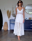Robe bohème-chic blanc - 𝐌𝐚𝐫𝐢𝐧𝐚𝟒𝟒𝐟𝐚𝐦𝐢𝐥𝐲
