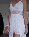 Robe bohème-chic blanc - 𝐌𝐚𝐫𝐢𝐧𝐚𝟒𝟒𝐟𝐚𝐦𝐢𝐥𝐲