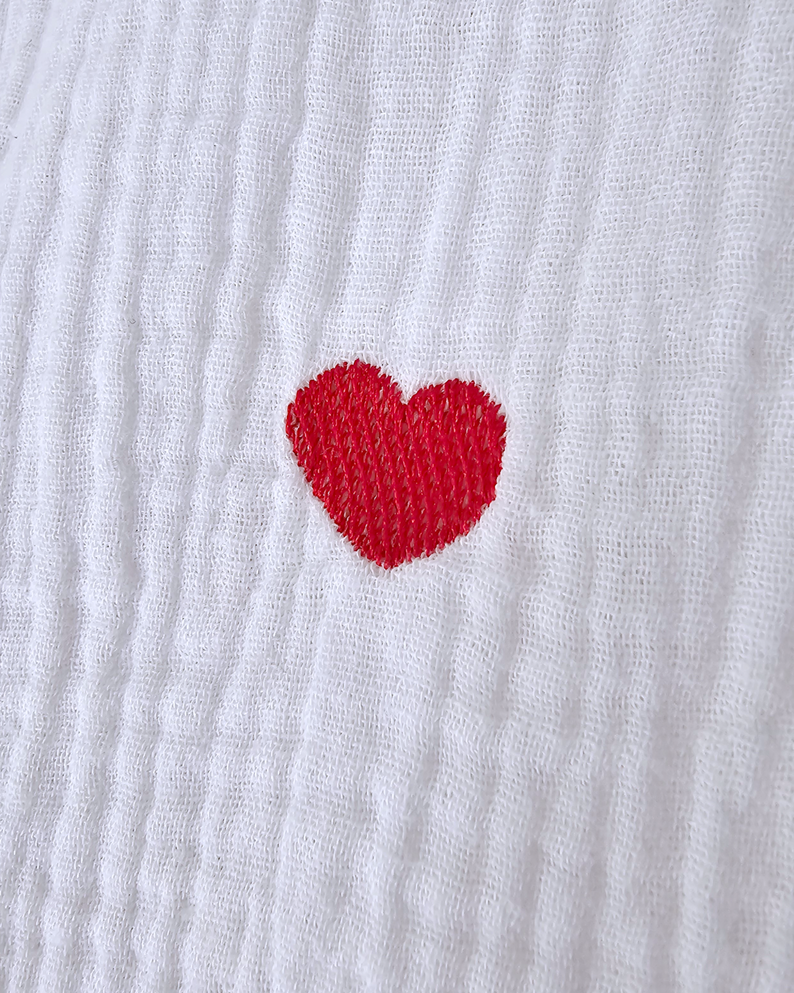 Chemise cœur en gaze de coton - 𝐌𝐚𝐫𝐢𝐧𝐚𝟒𝟒𝐟𝐚𝐦𝐢𝐥𝐲