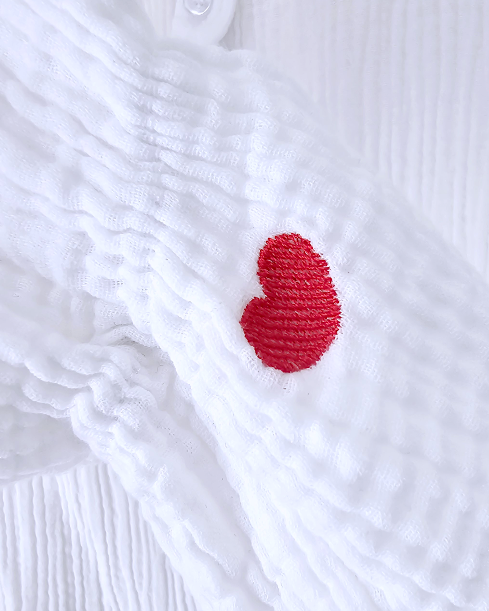 Chemise cœur en gaze de coton - 𝐌𝐚𝐫𝐢𝐧𝐚𝟒𝟒𝐟𝐚𝐦𝐢𝐥𝐲
