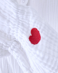 Chemise cœur en gaze de coton - 𝐌𝐚𝐫𝐢𝐧𝐚𝟒𝟒𝐟𝐚𝐦𝐢𝐥𝐲