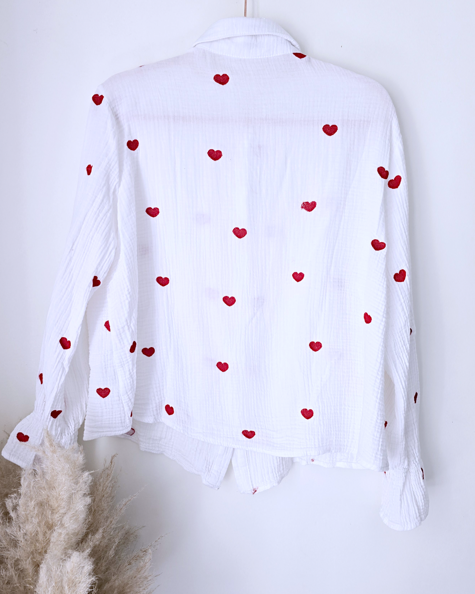 Chemise cœur en gaze de coton - 𝐌𝐚𝐫𝐢𝐧𝐚𝟒𝟒𝐟𝐚𝐦𝐢𝐥𝐲