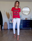 T-shirt cœur rouge - 𝐌𝐚𝐫𝐢𝐧𝐚𝟒𝟒𝐟𝐚𝐦𝐢𝐥𝐲