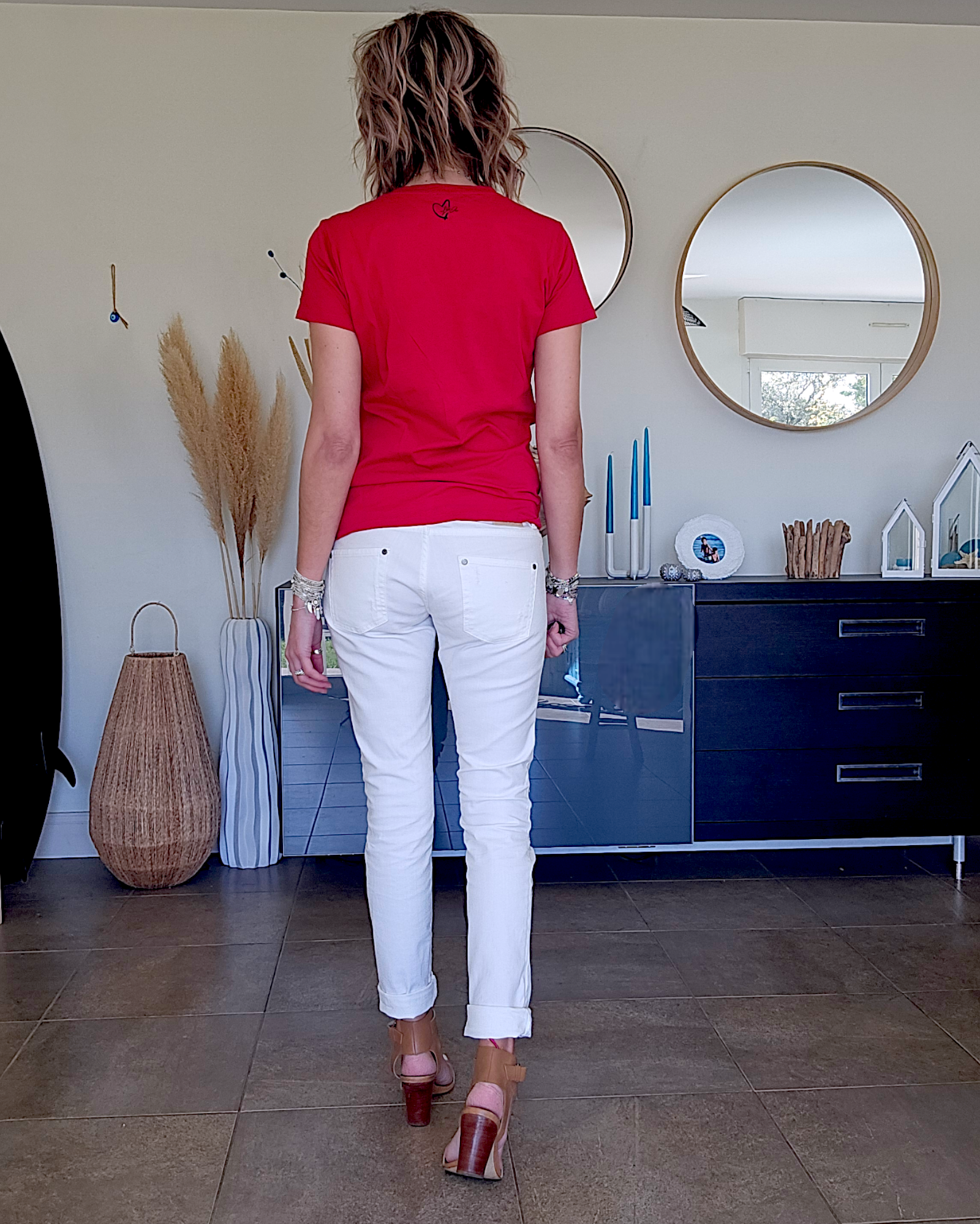 T-shirt cœur rouge - 𝐌𝐚𝐫𝐢𝐧𝐚𝟒𝟒𝐟𝐚𝐦𝐢𝐥𝐲