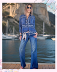 Chemise bandana bleu - 𝐌𝐚𝐫𝐢𝐧𝐚𝟒𝟒𝐟𝐚𝐦𝐢𝐥𝐲