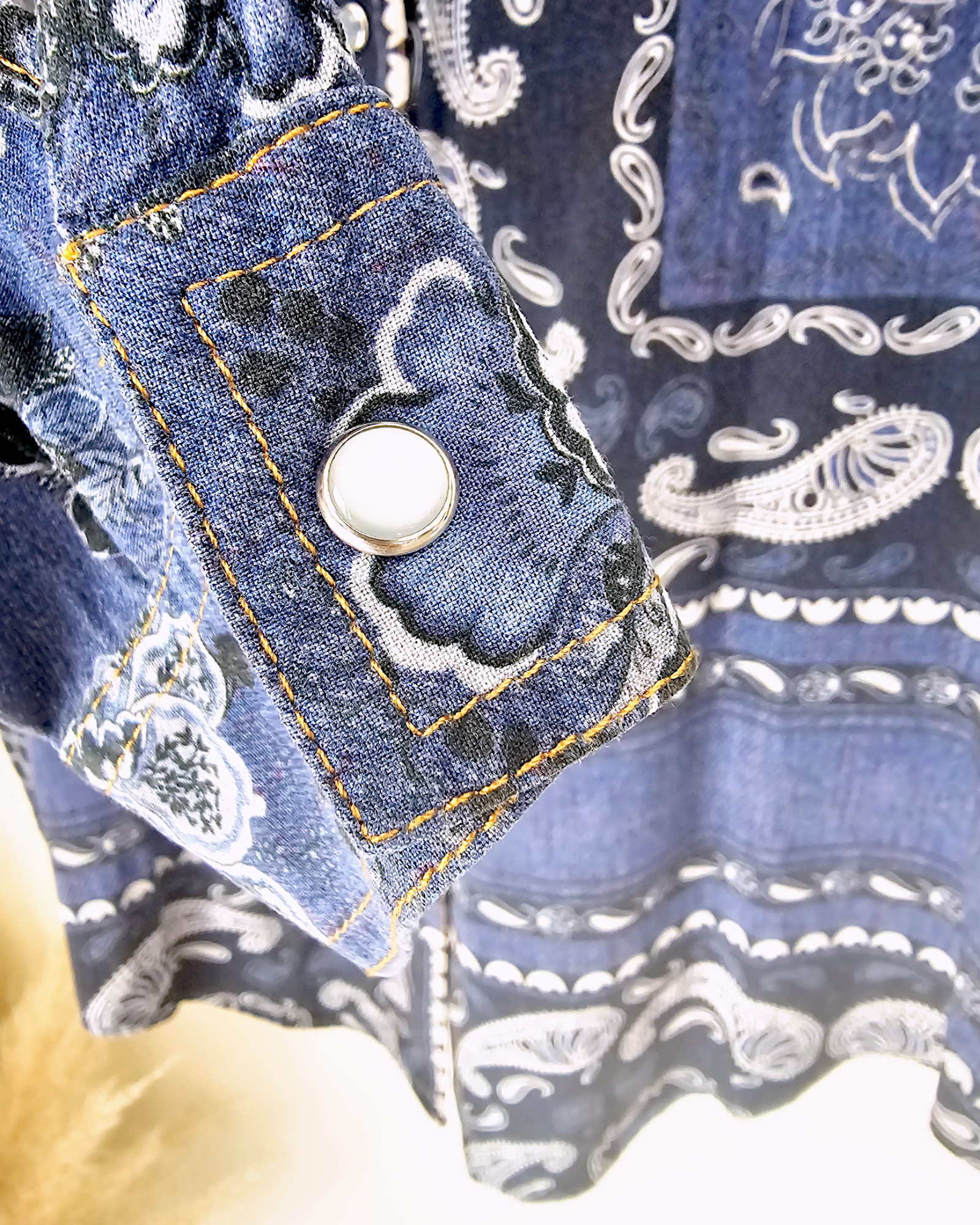Chemise bandana bleu - 𝐌𝐚𝐫𝐢𝐧𝐚𝟒𝟒𝐟𝐚𝐦𝐢𝐥𝐲