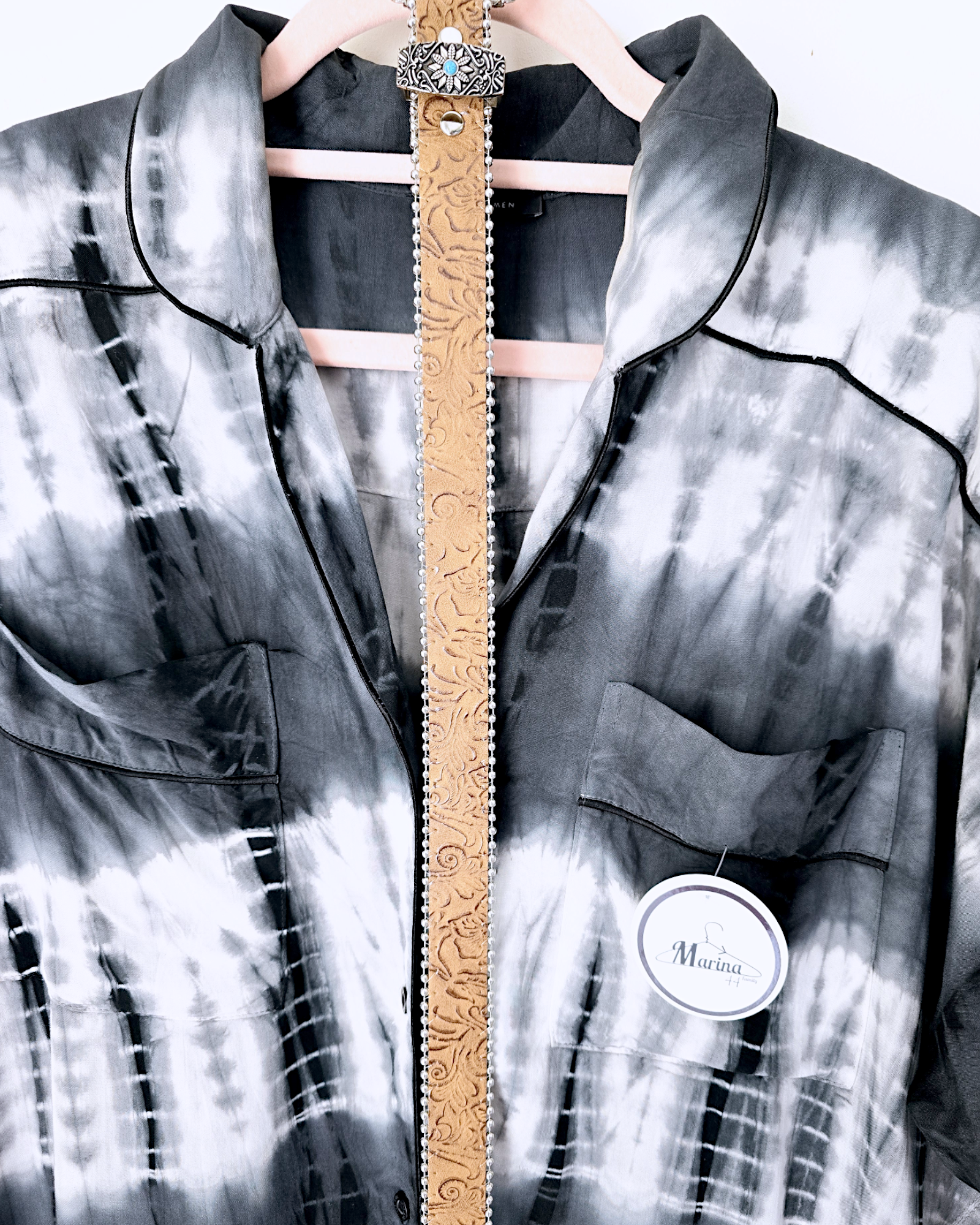 Robe chemise + ceinture - 𝐌𝐚𝐫𝐢𝐧𝐚𝟒𝟒𝐟𝐚𝐦𝐢𝐥𝐲