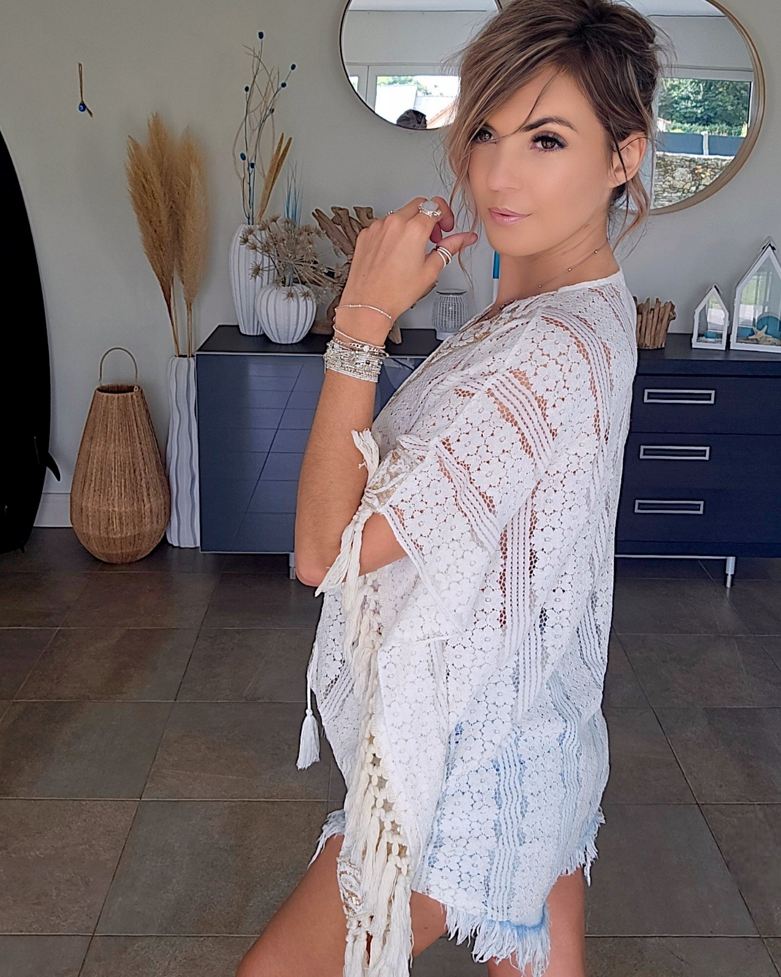 Blouse tunique bohème - 𝐌𝐚𝐫𝐢𝐧𝐚𝟒𝟒𝐟𝐚𝐦𝐢𝐥𝐲